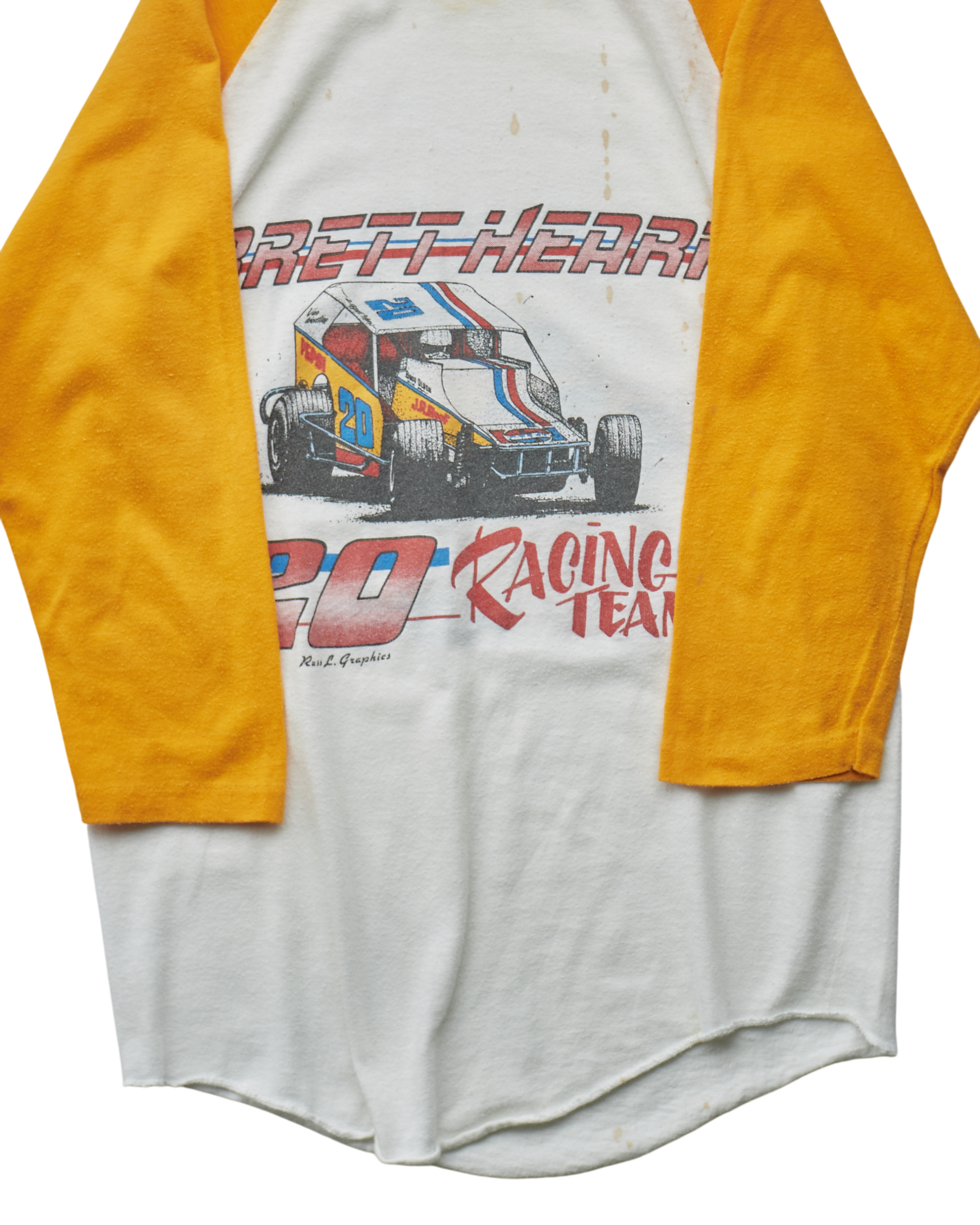 (XS) 80s Brett Hearn Racing Team Hanes T-Shirt