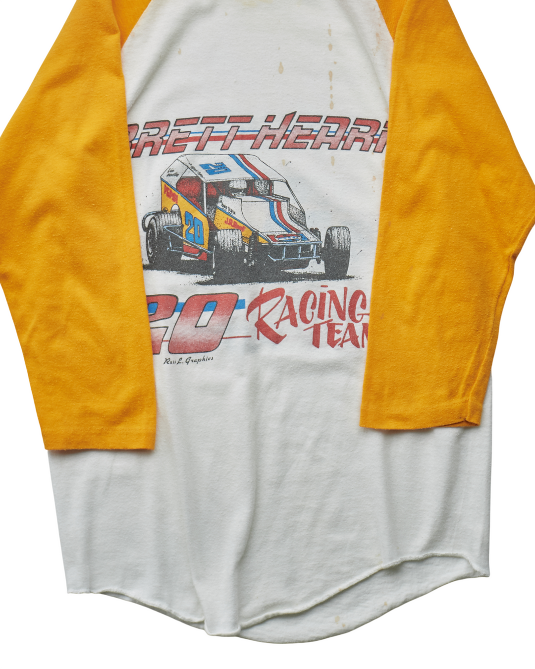 (XS) 80s Brett Hearn Racing Team Hanes T-Shirt