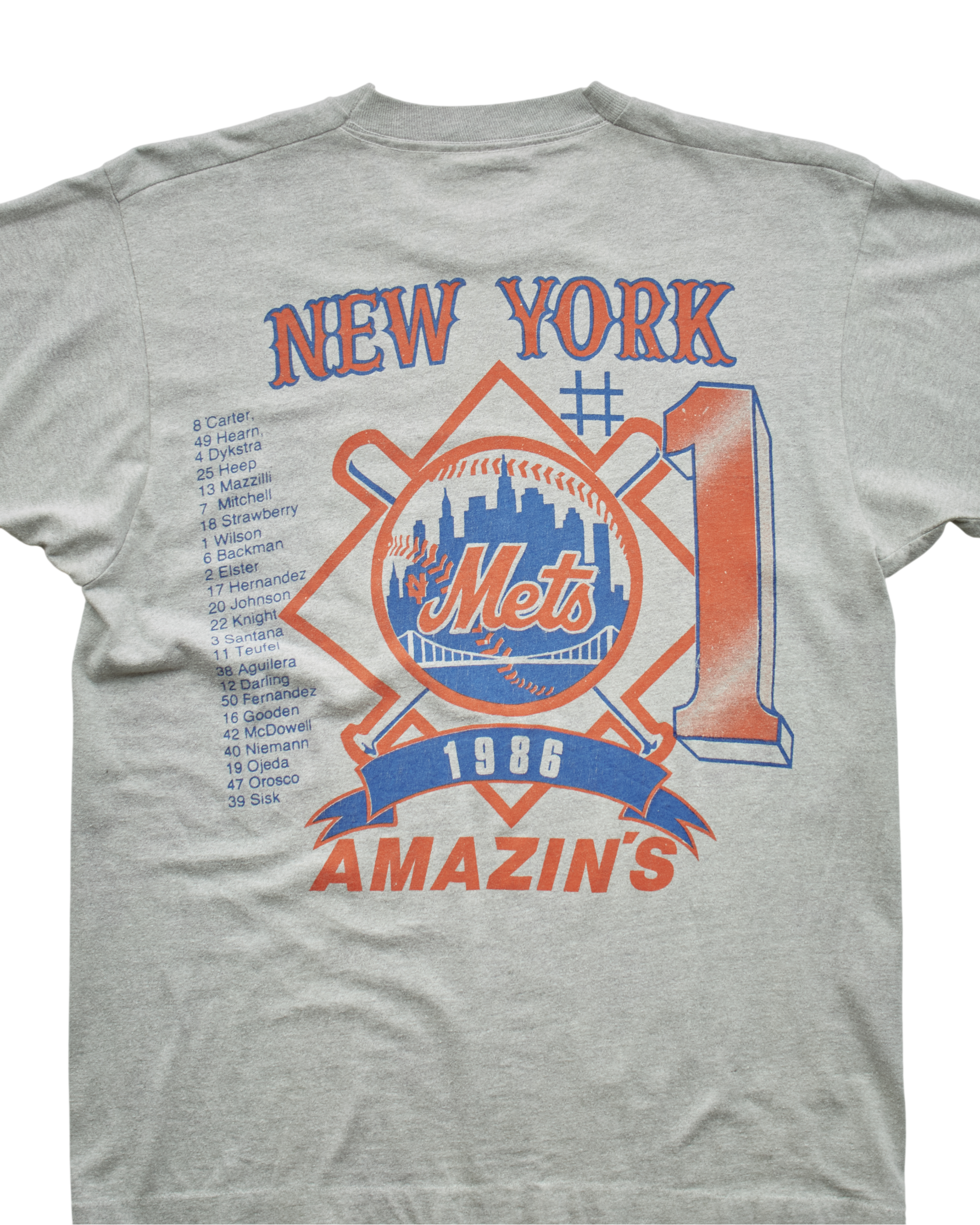 (M) 1986 New York Mets T-Shirt