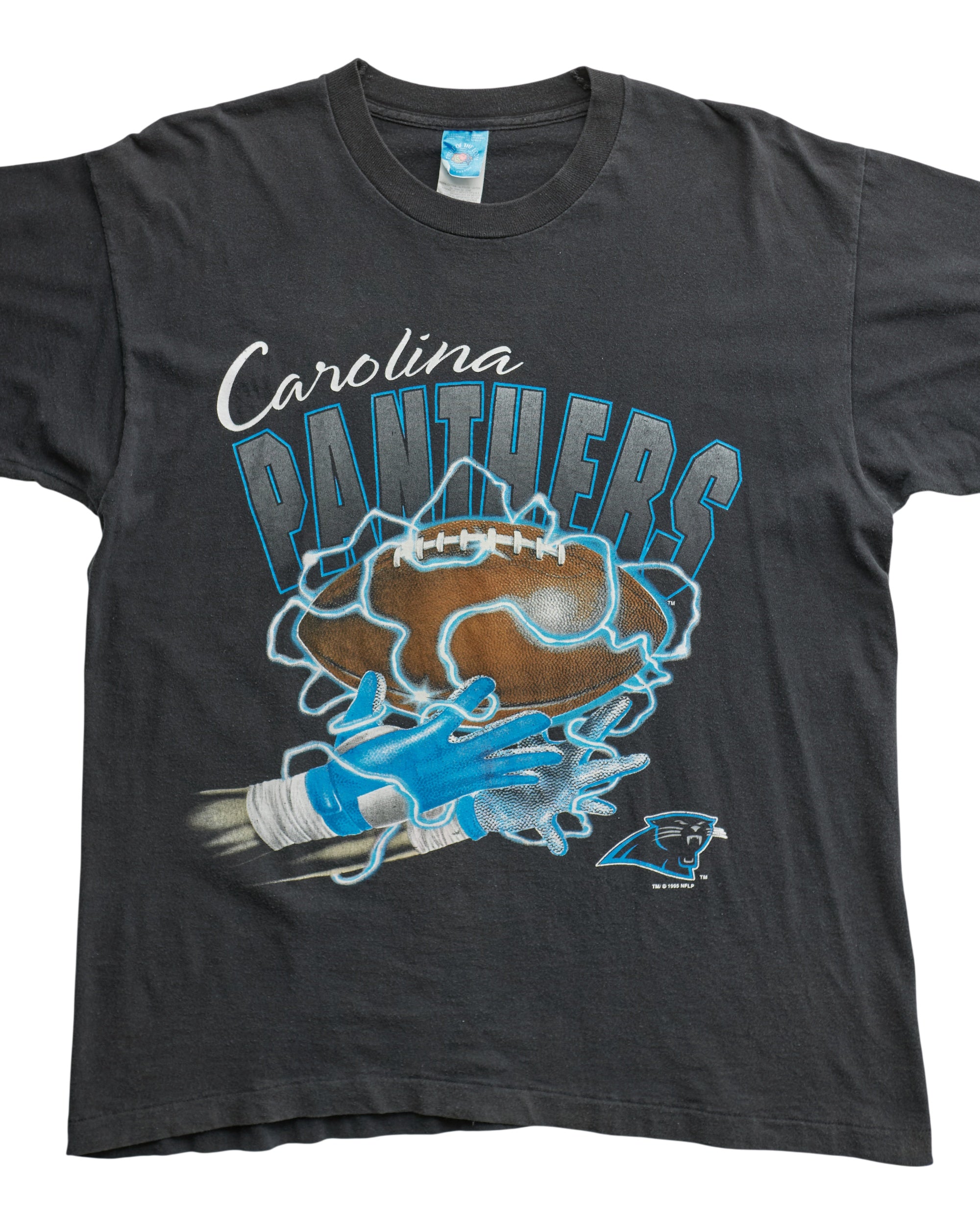 (XL) 90s Carolina Panthers Fruit of the Loom T-Shirt