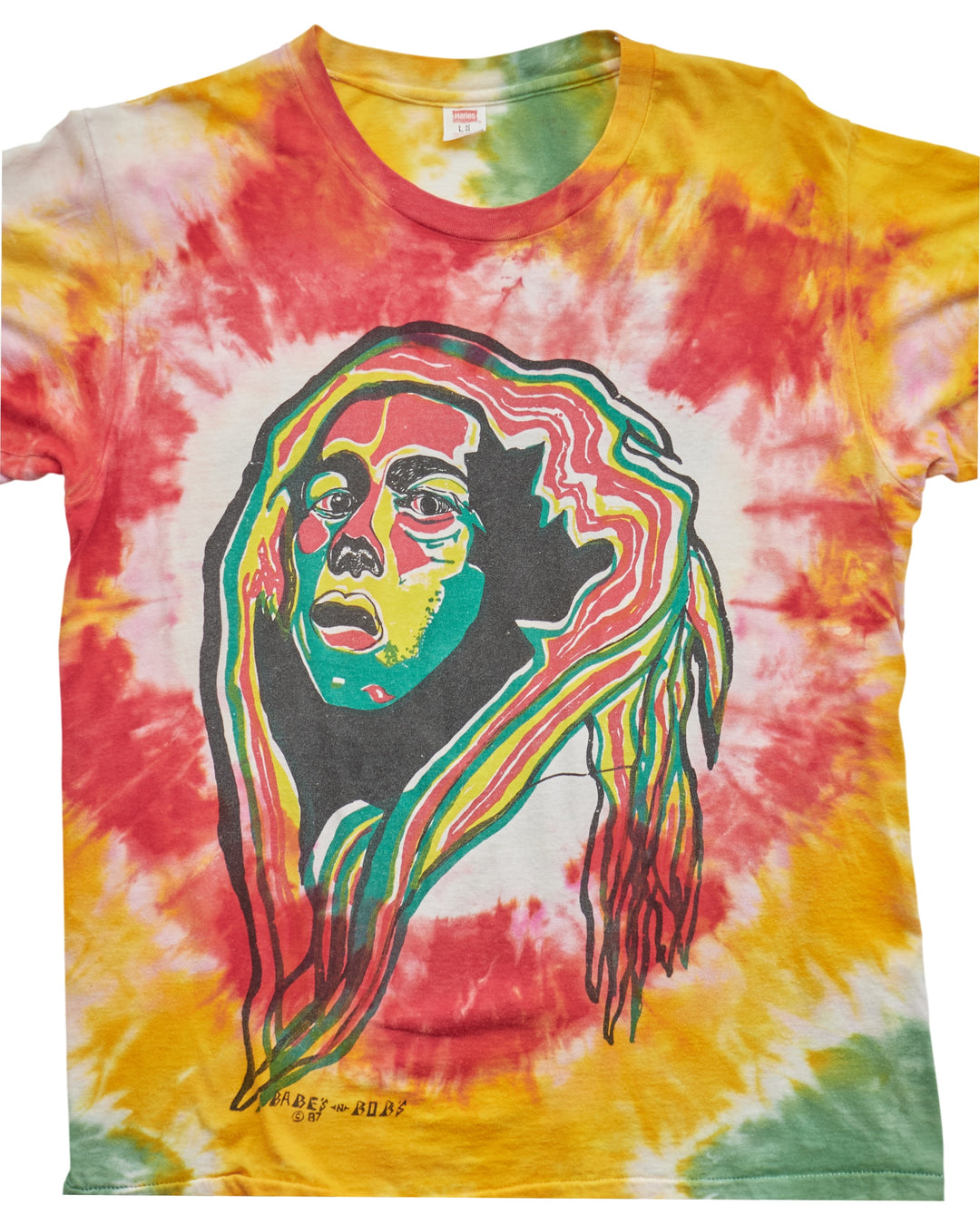 (S) 1987 Bob Marley Hanes T-Shirt