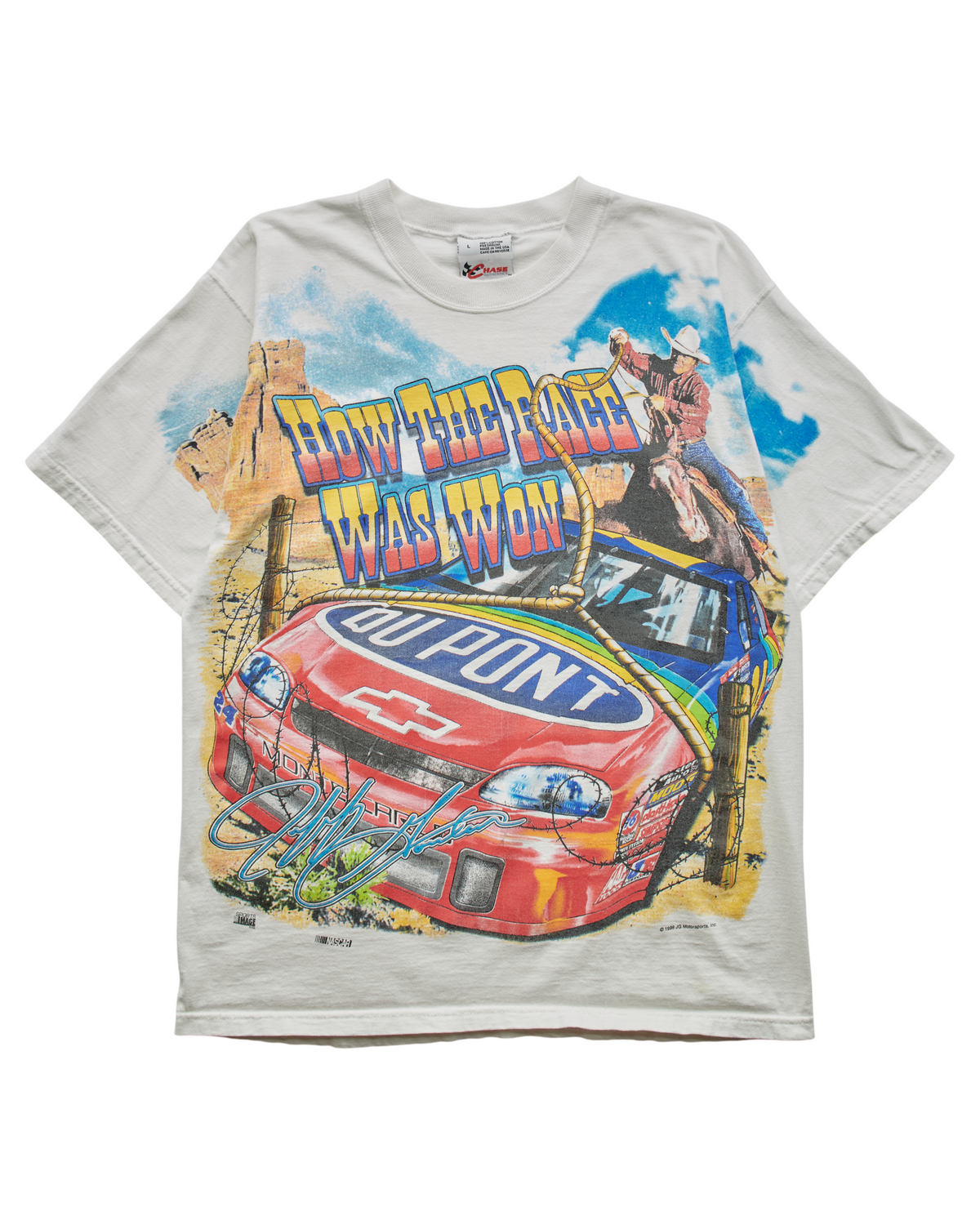 (M) 90s DuPont How The Race Was Won Chase Authentics T-Shirt