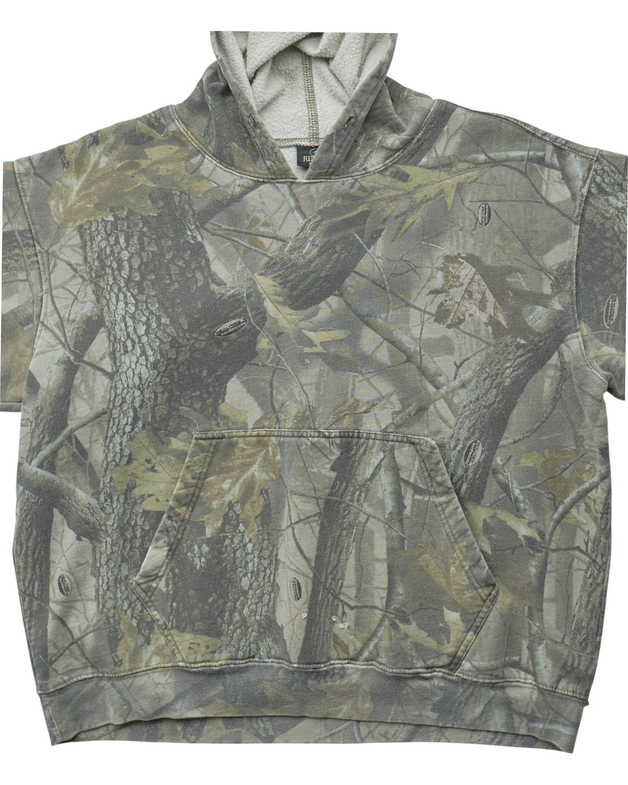 (XL) 2000s Camo Red Head Hoodie