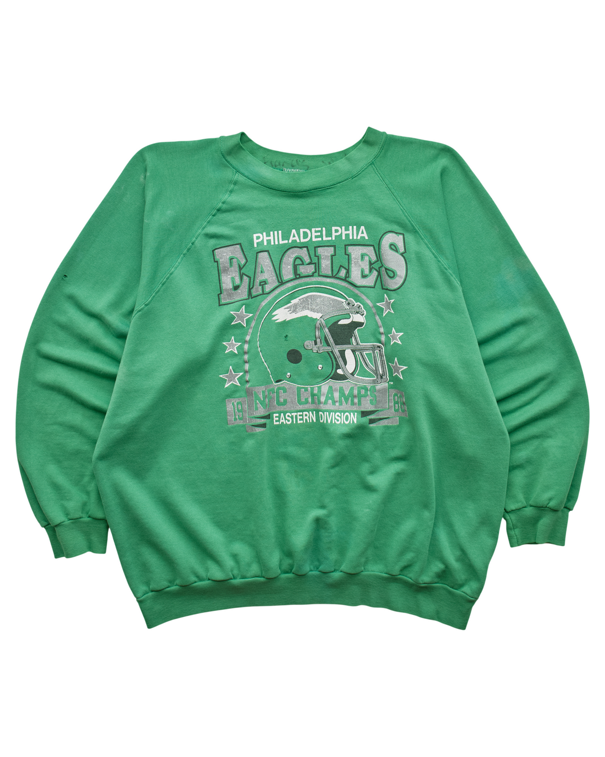 (L) 1988 Philadelphia Eagles Trench Sweatshirt