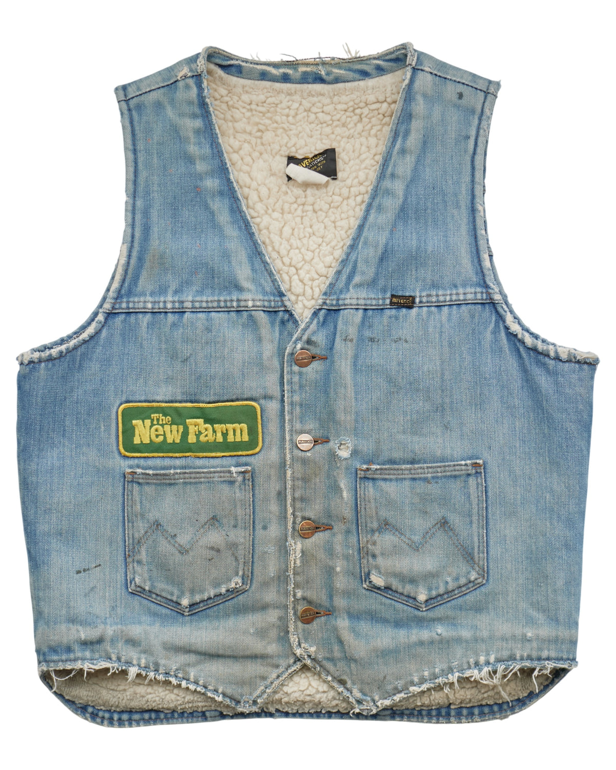(S) 70s Jean Vest Maverick Jacket