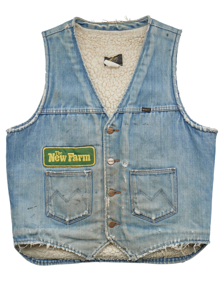 (S) 70s Jean Vest Maverick Jacket