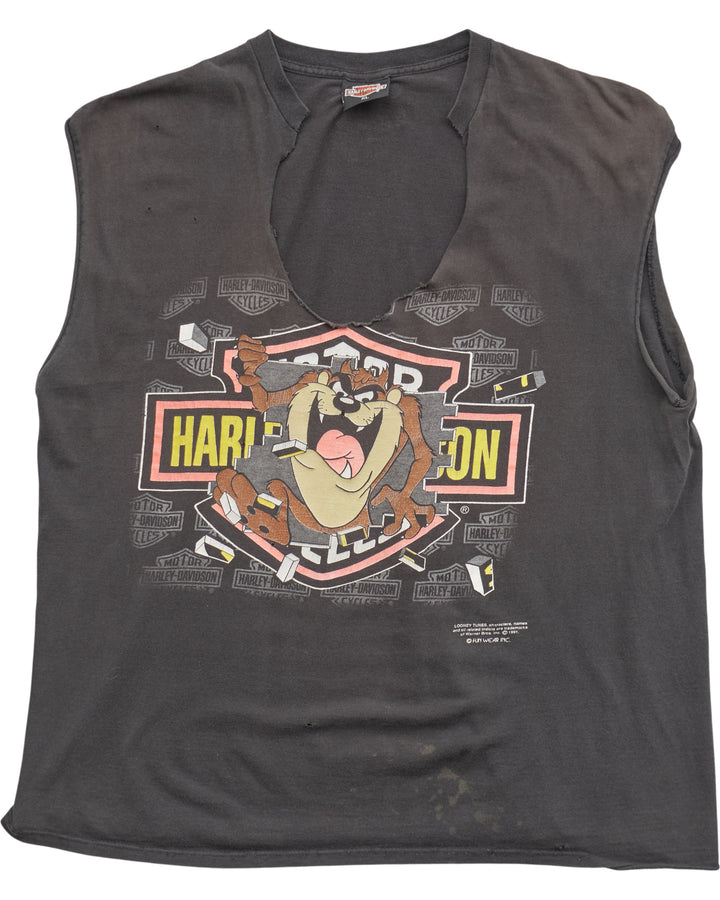 (XL) 1991 Taz Harley Davidson Muscle Tee