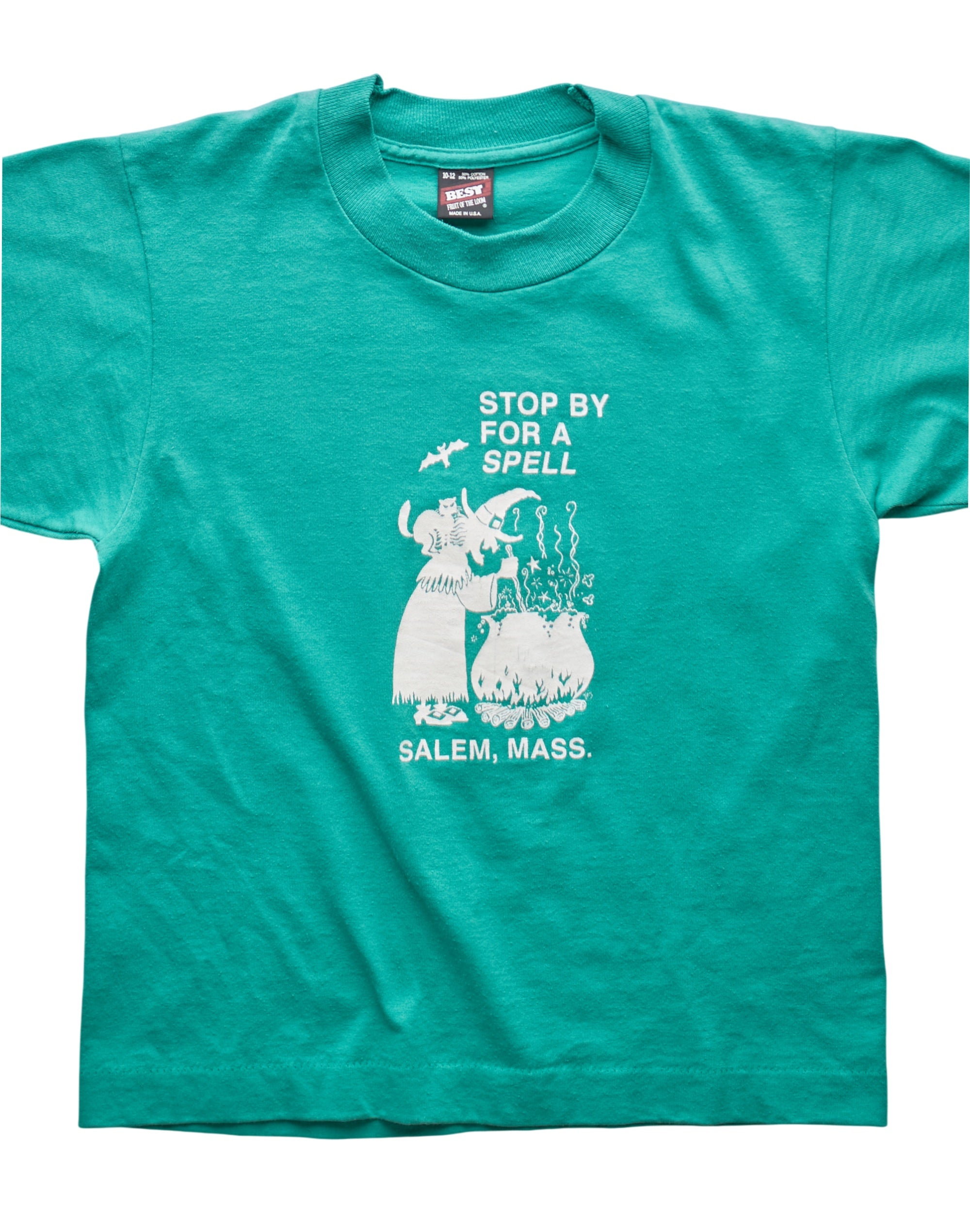 (XS) 90s Stop By For A Spell Salem Fruit of the Loom T-Shirt