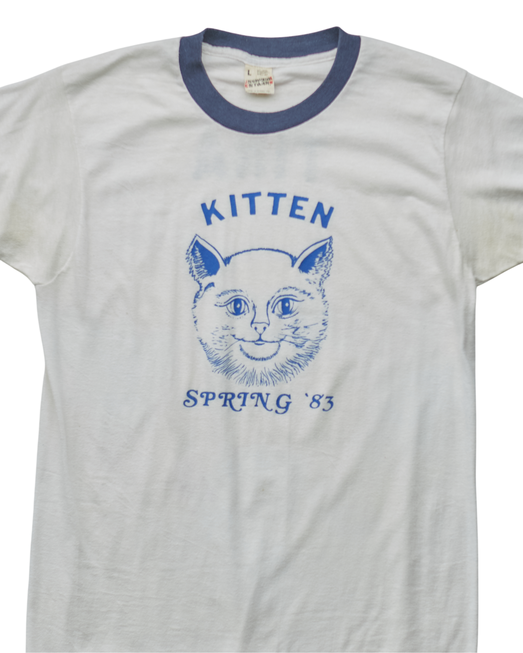 (M) 1983 Kitten Screen Stars Best T-Shirt