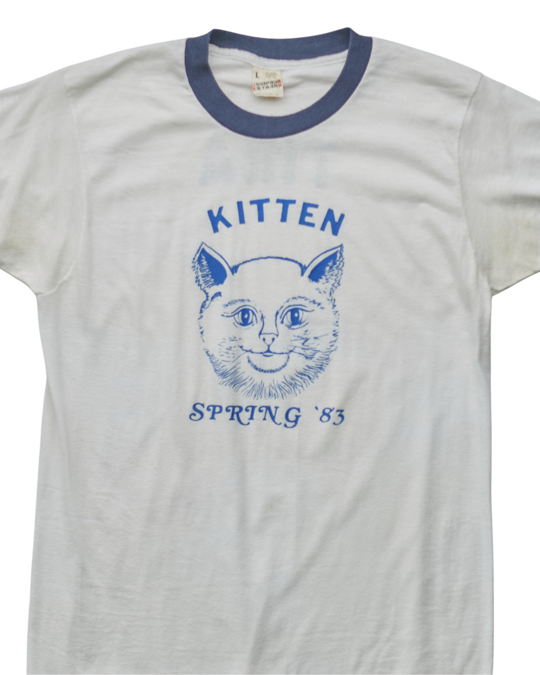 (M) 1983 Kitten Screen Stars Best T-Shirt