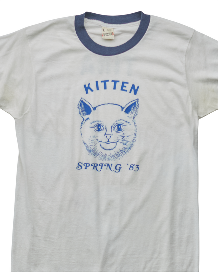 (M) 1983 Kitten Screen Stars Best T-Shirt