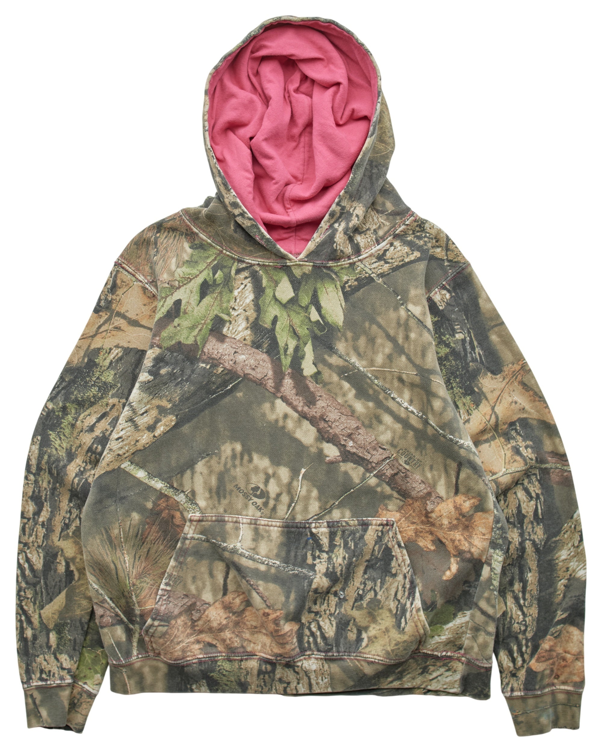 (XS) 2000s Camo Mossy Oak Hoodie