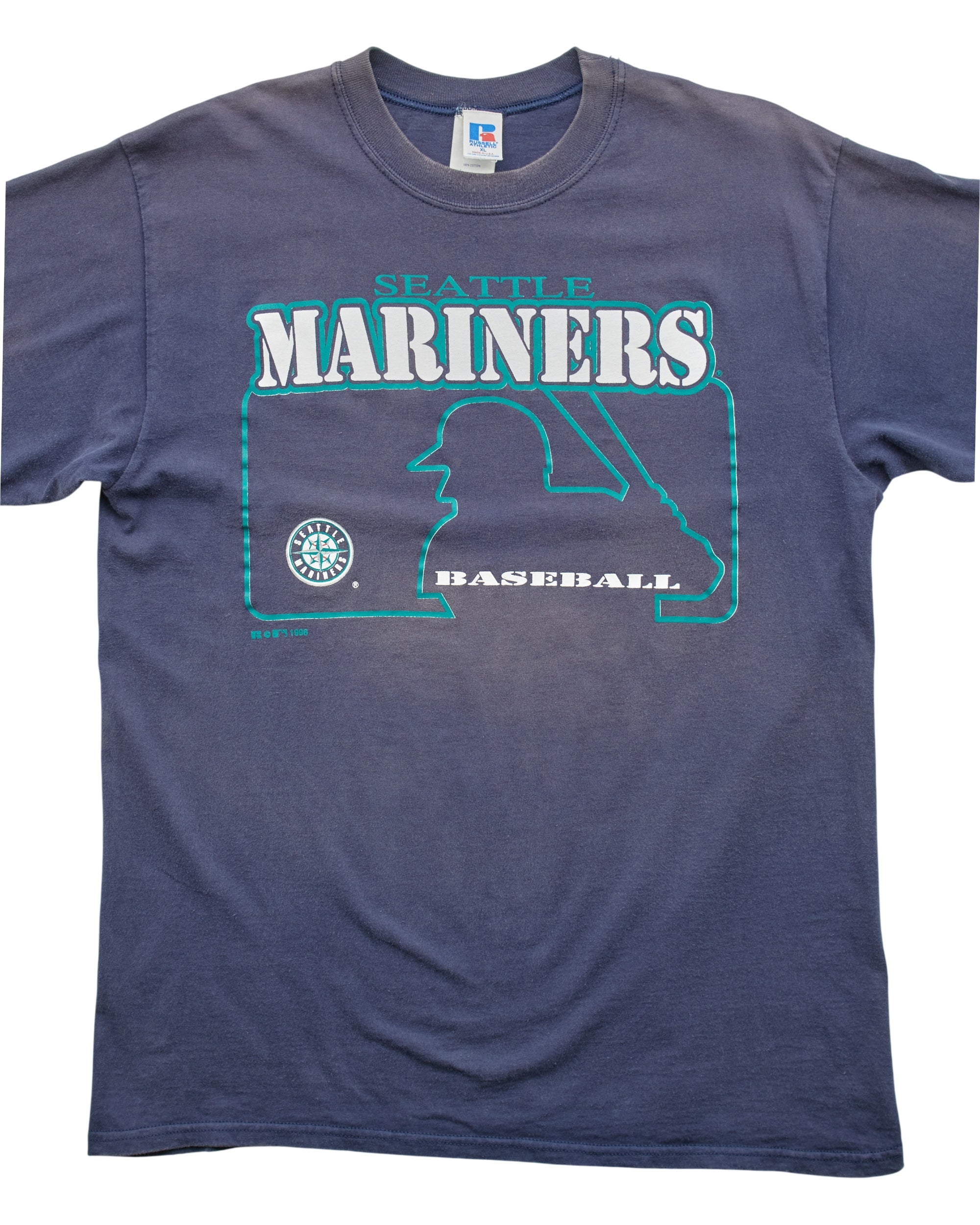 (L) 1996 Seattle Mariners Russell T-Shirt