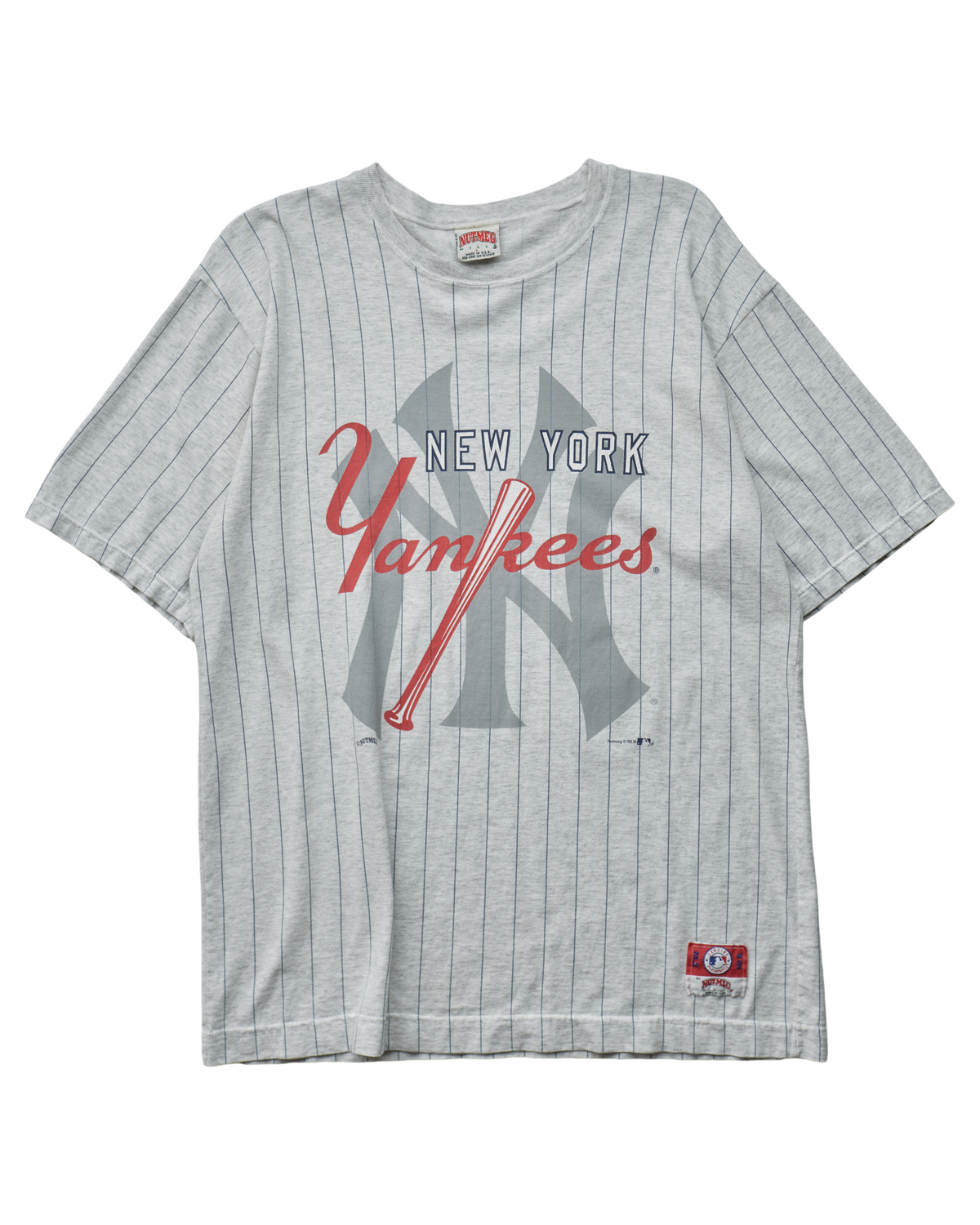 (XL) 90s New York Yankees Nutmeg Mills T-Shirt