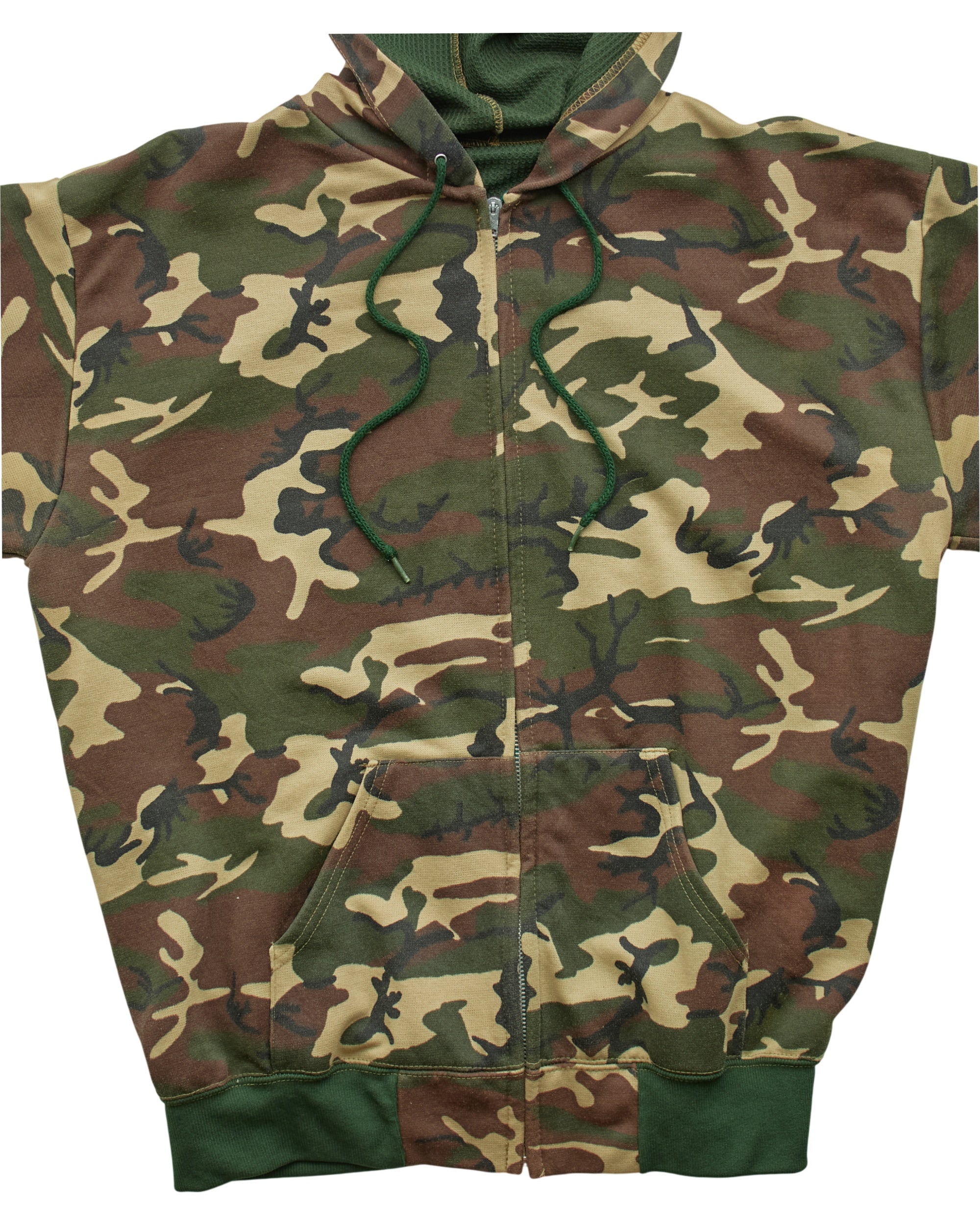 (M) 80s Camo Zipup Hoodie