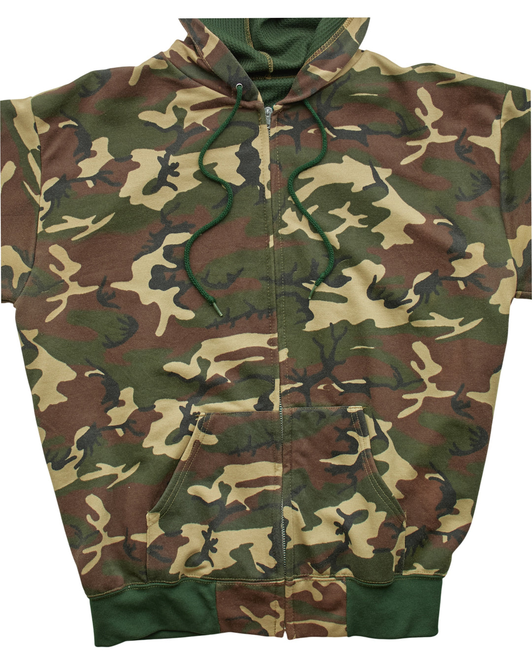 (M) 80s Camo Zipup Hoodie