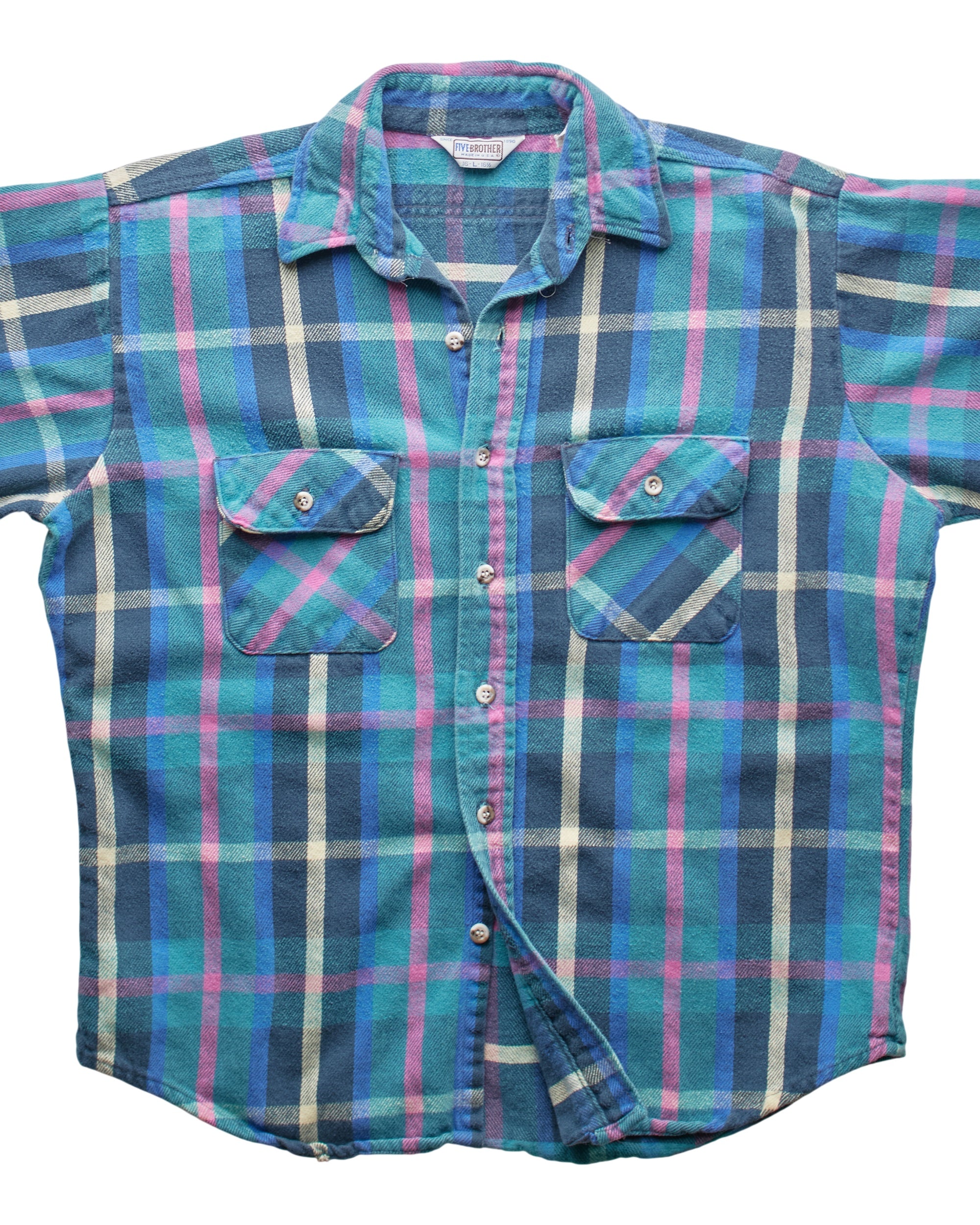 (XL) 80s Five Brothers Five Brothers Flannel