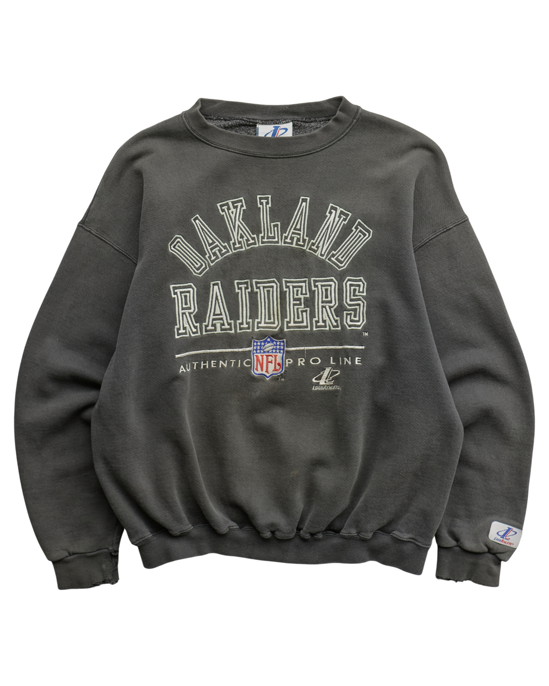 (S) 90s Oakland Raiders Logo Athletic Sweatshirt