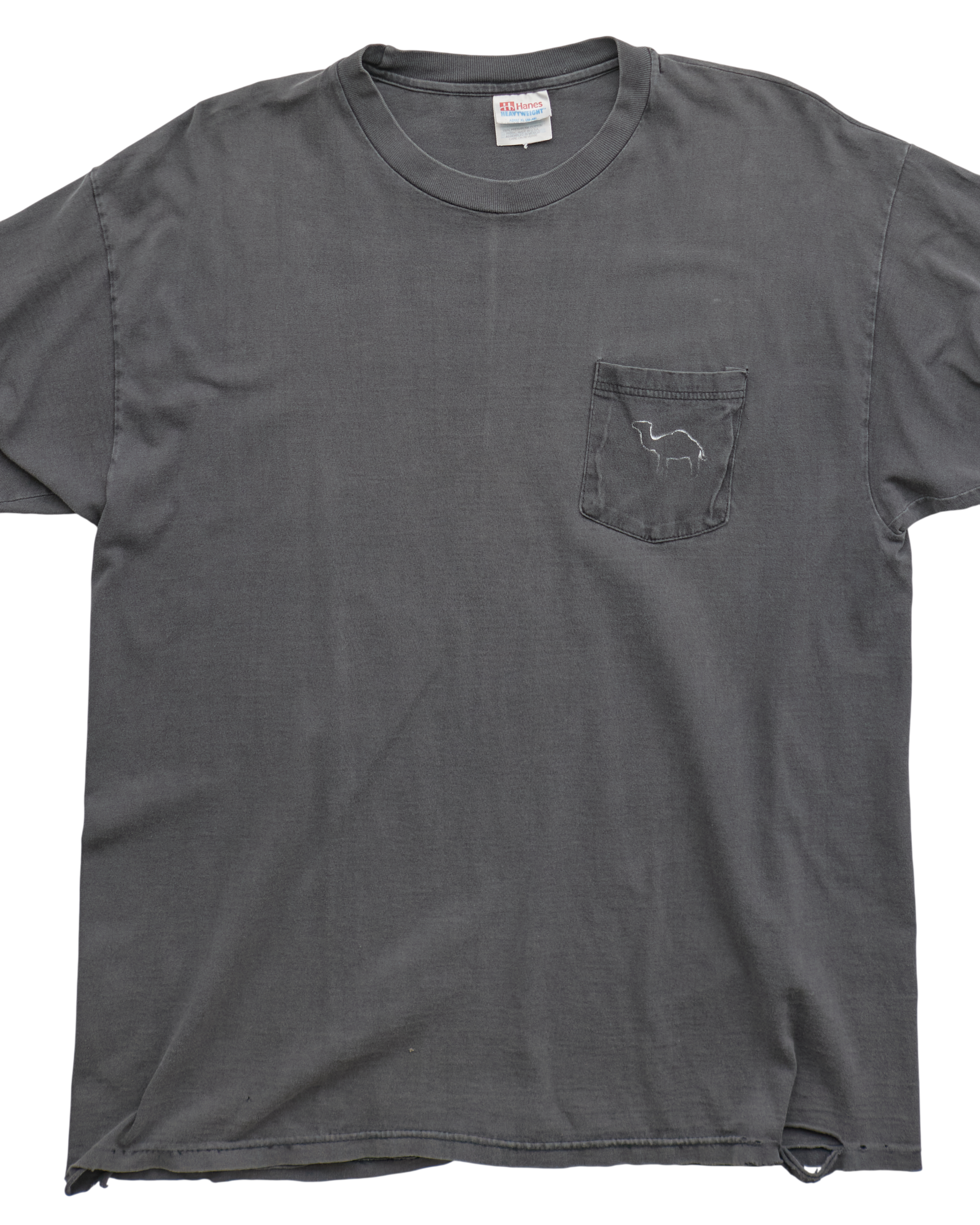 (L) 90s Camel Hanes T-Shirt