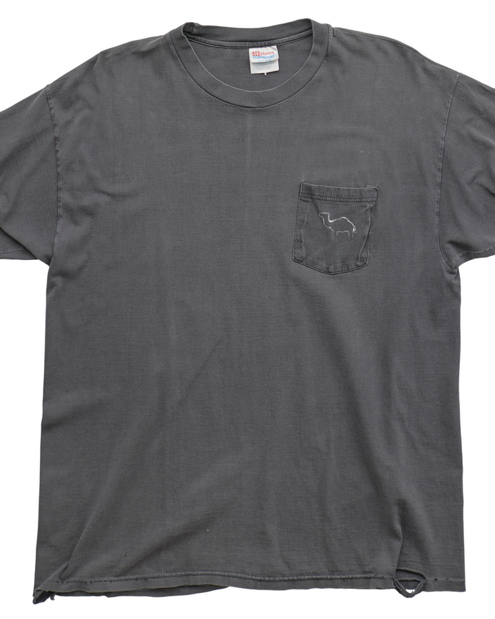 (L) 90s Camel Hanes T-Shirt