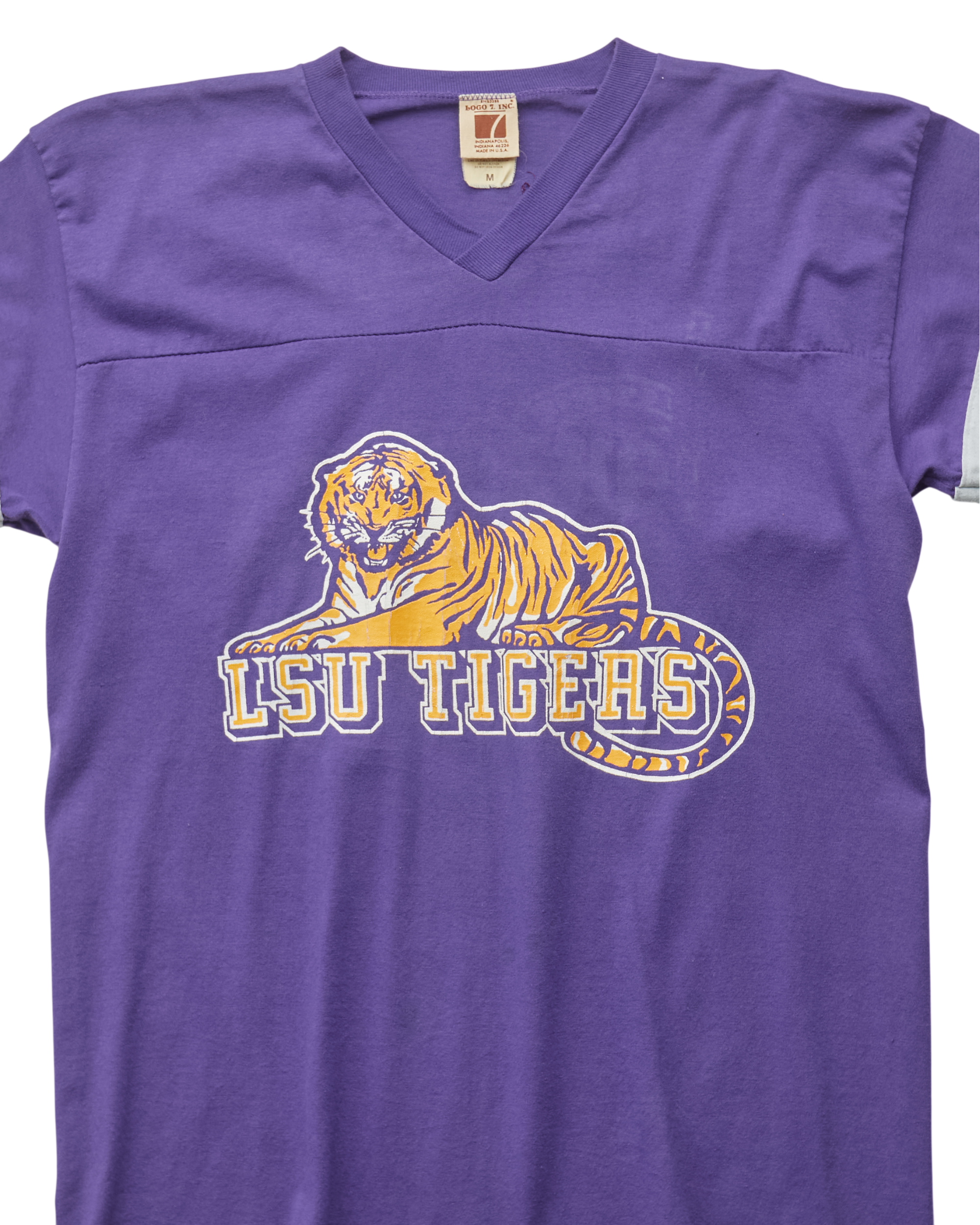 (S) 80s LSU Tigers Logo 7 Jersey
