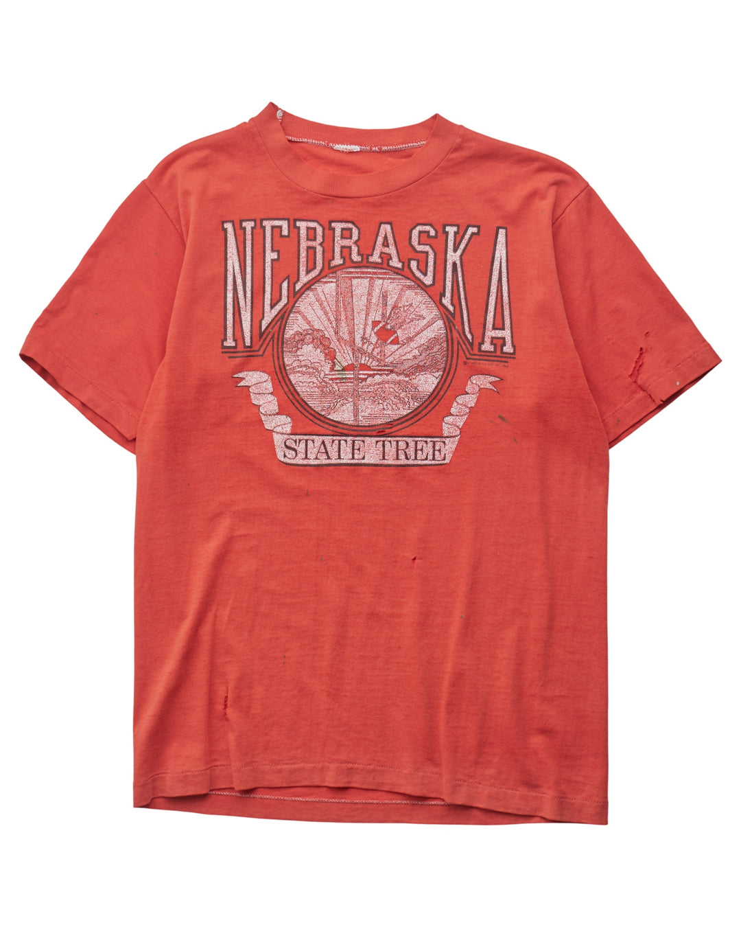 (S) 80s Nebraska State Tree T-Shirt