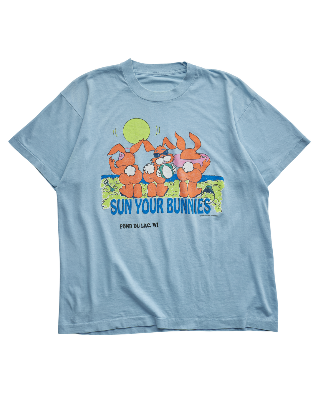 (S) 80s Sun Your Bunnies T-Shirt