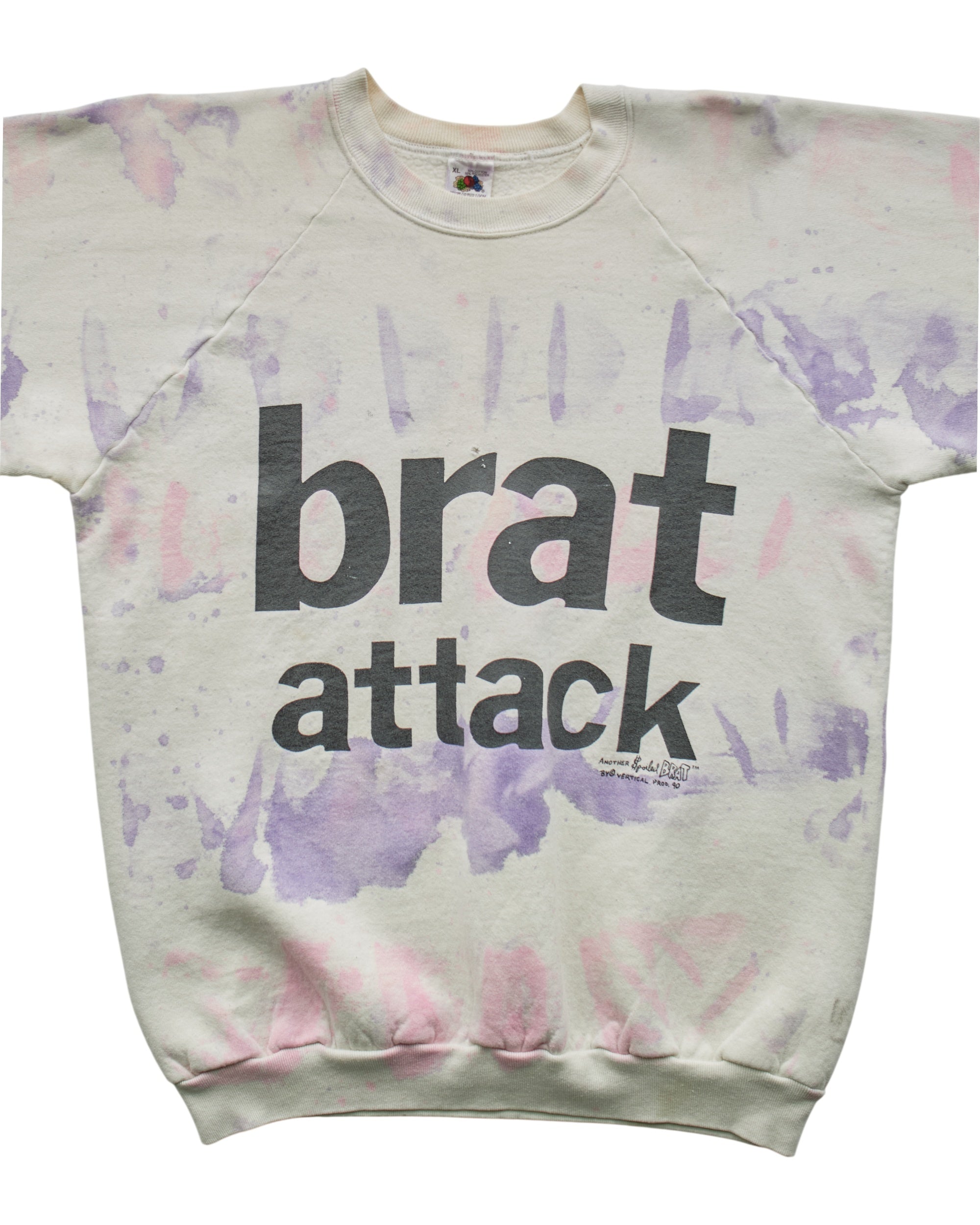 (S) 90s Brat Attack Fruit of the Loom Sweatshirt