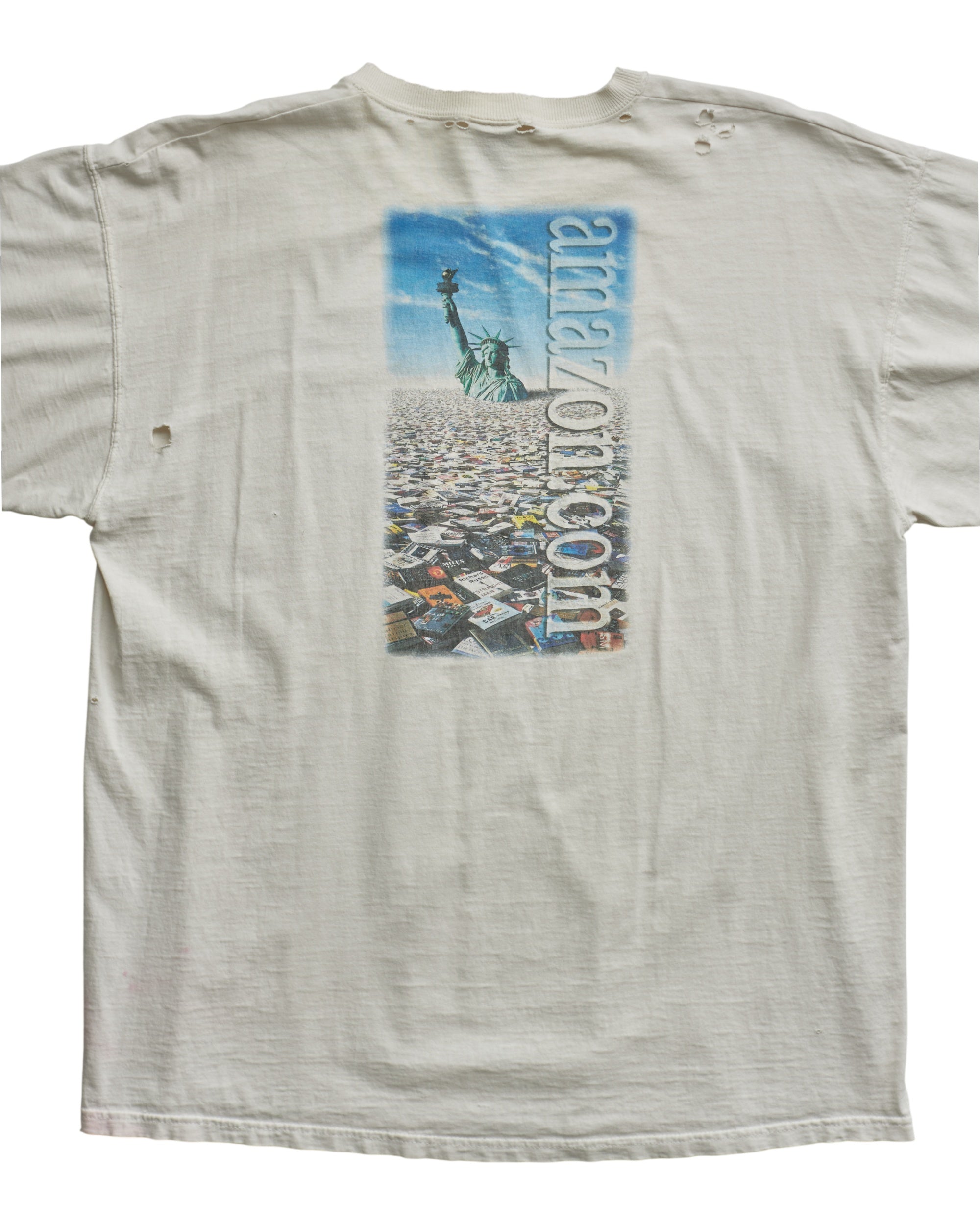 (XL) 2000s Amazon Biggest Bookstore Fruit of the Loom T-Shirt