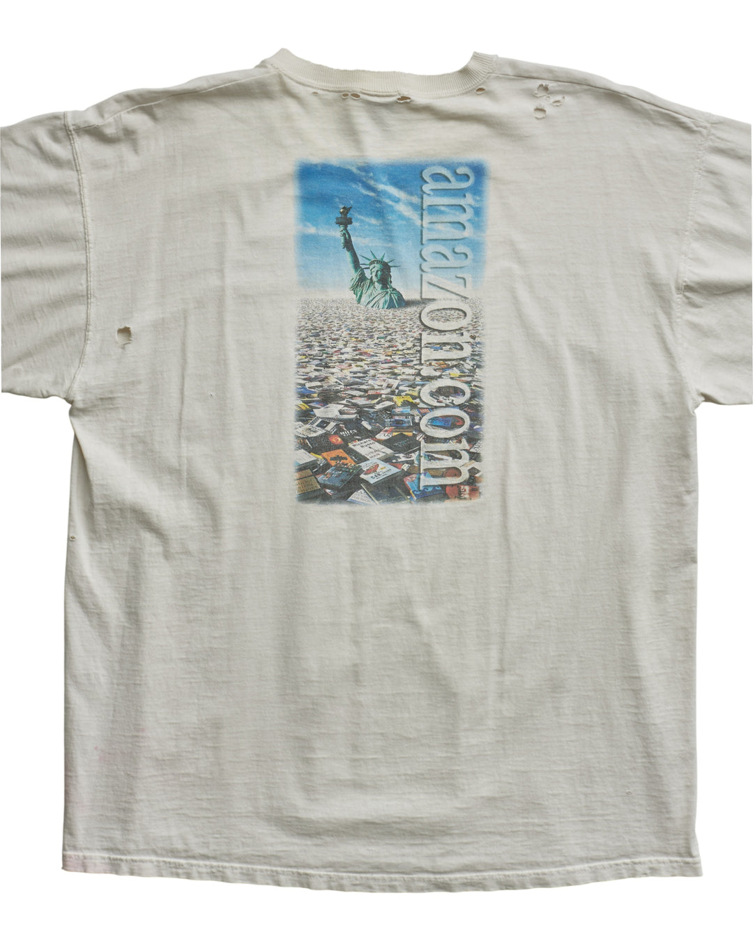 (XL) 2000s Amazon Biggest Bookstore Fruit of the Loom T-Shirt