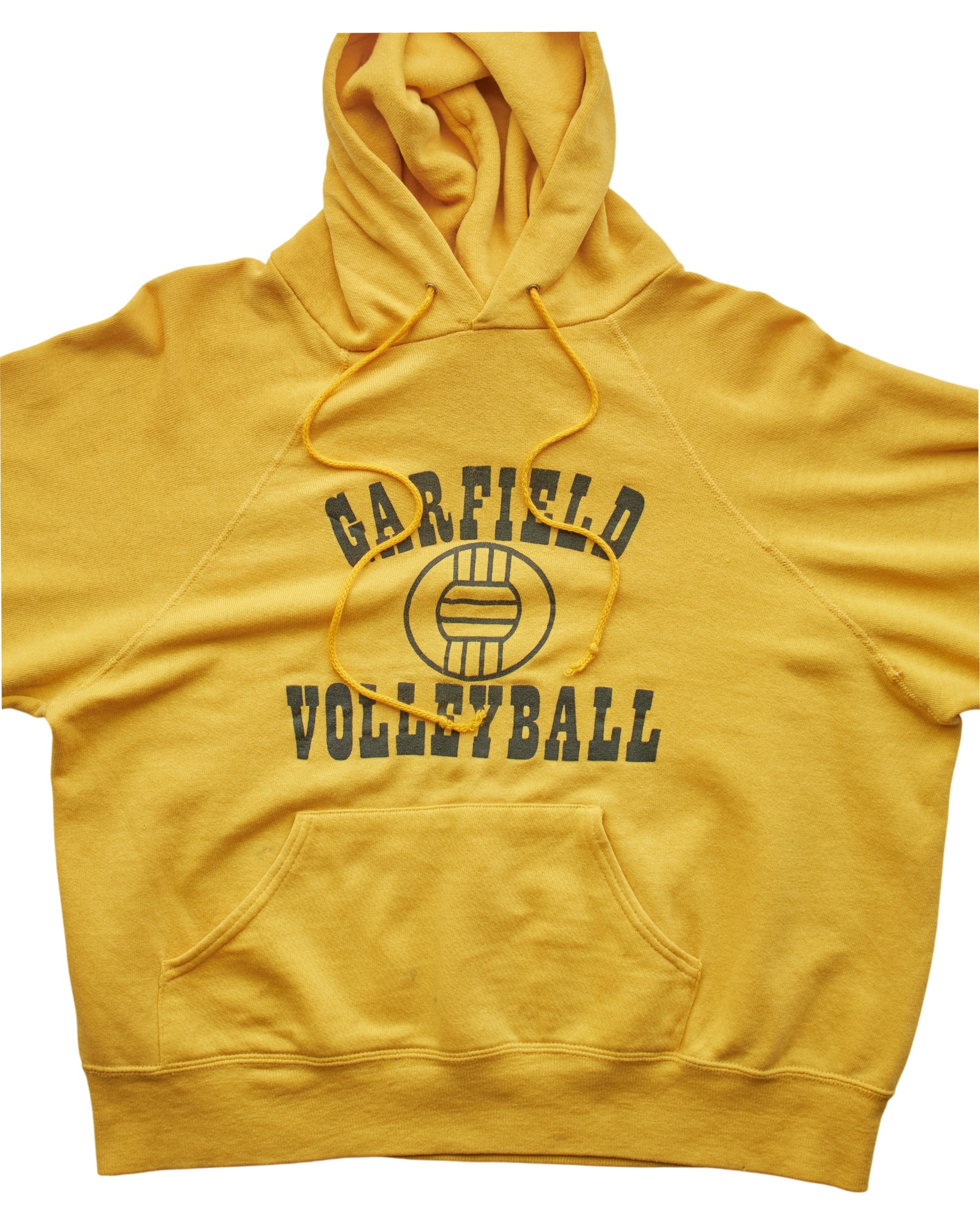 (M) 80s Garfield Volleyball Bassett-Walker Hoodie