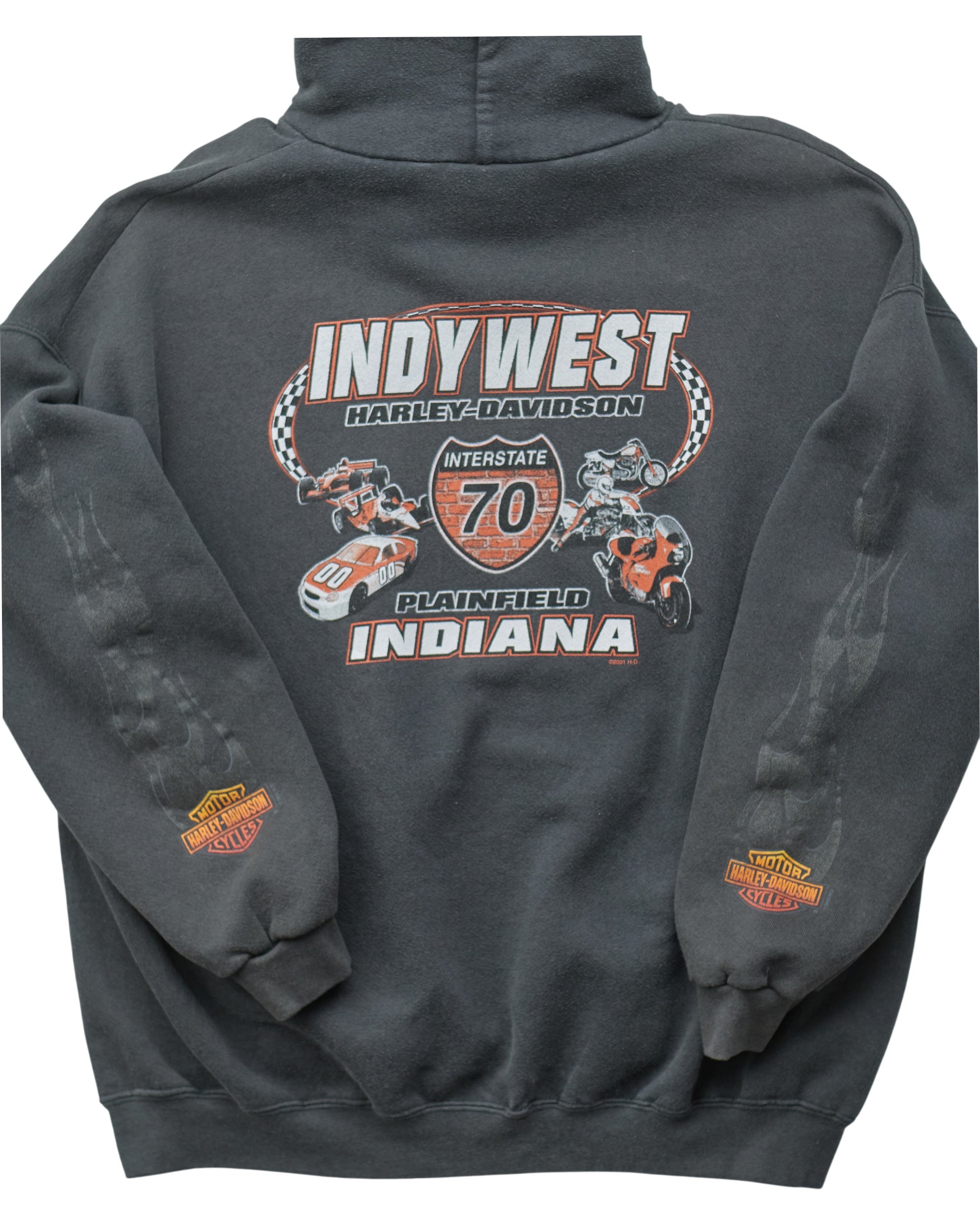 (2XL) 2001 Harley Davidson Hoodie