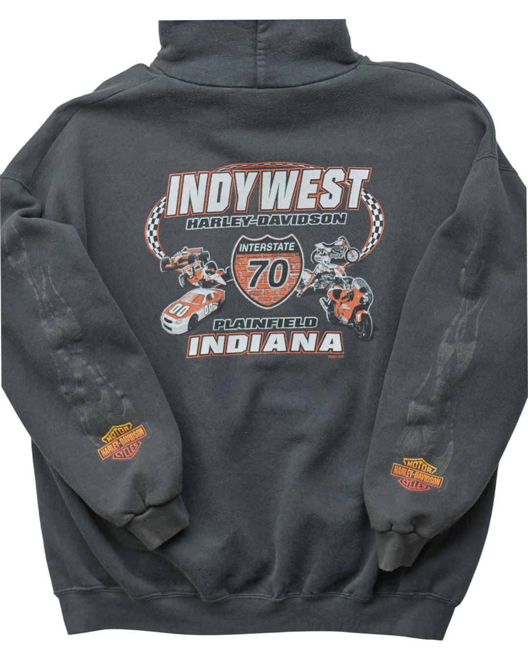 (2XL) 2001 Harley Davidson Hoodie