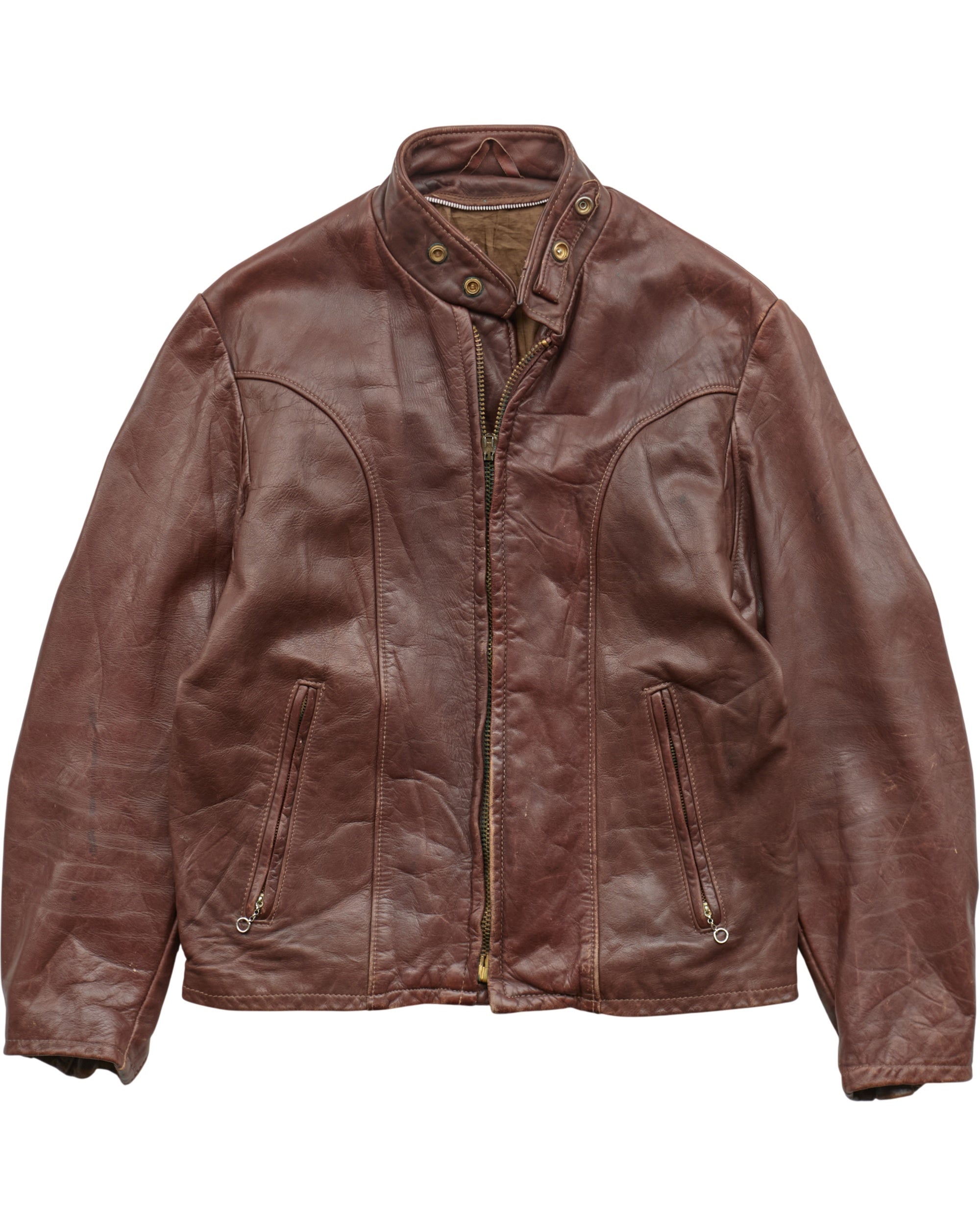 (S) 90s Leather Jacket