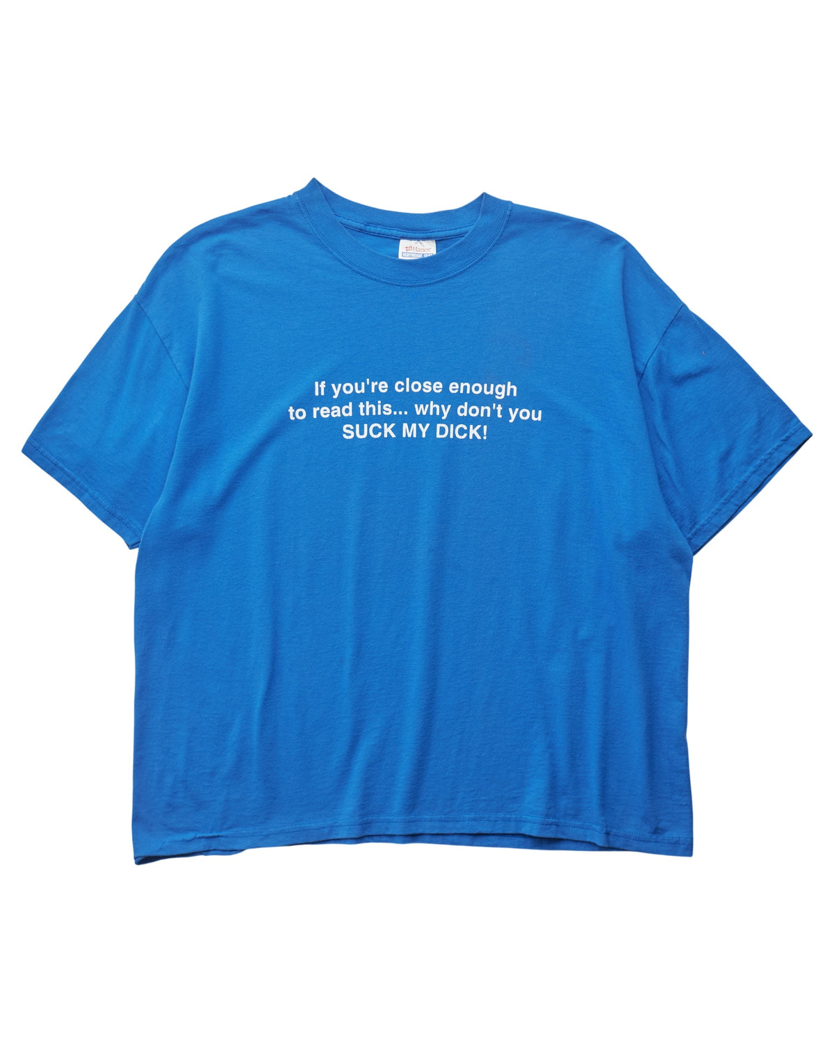 (L) 2000s Suck My Dick Hanes T-Shirt