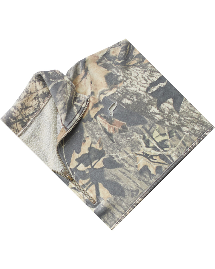 (M) 2000s Camo Quarterzip Sweatshirt