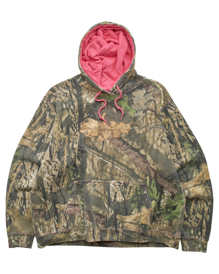 (L) 2000s Camo Mossy Oak Hoodie
