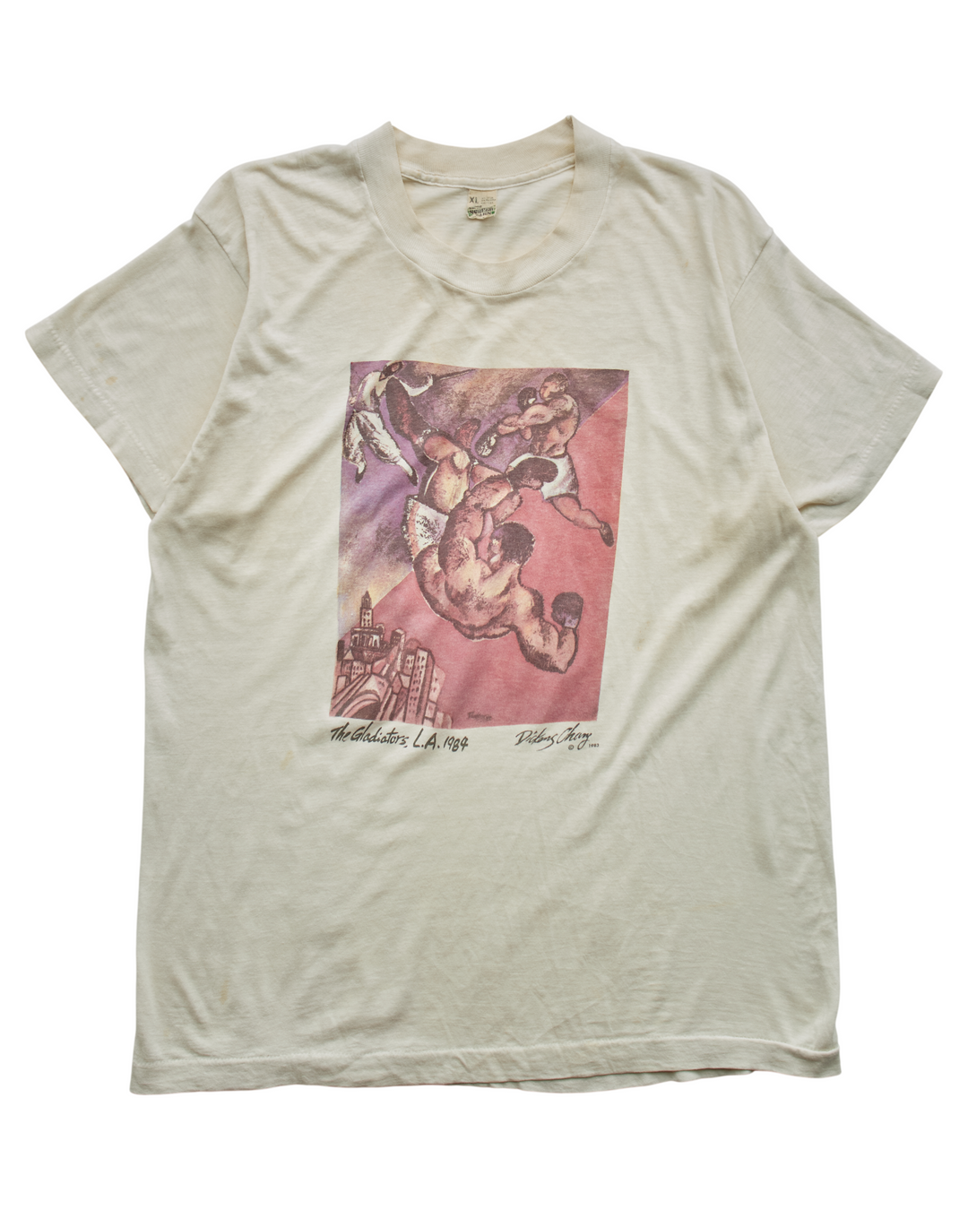 (M) 1984 The Gladiators LA Screen Stars Best T-Shirt
