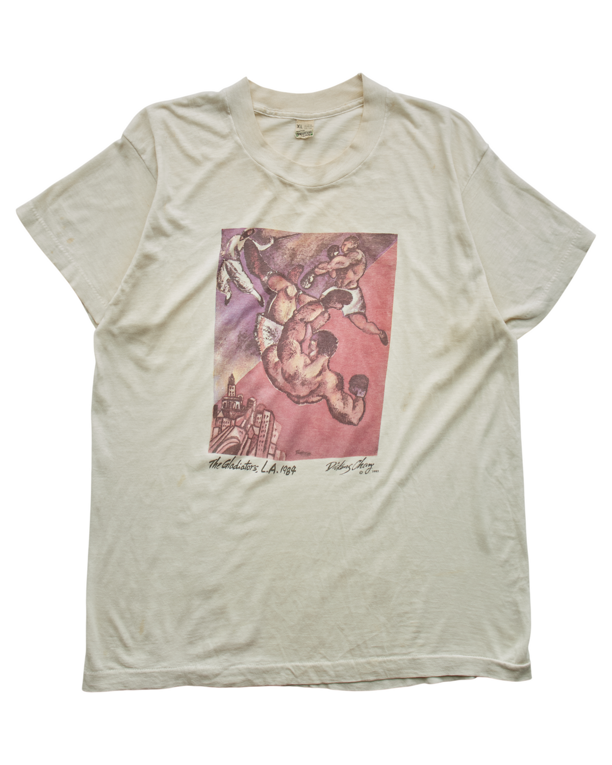 (M) 1984 The Gladiators LA Screen Stars Best T-Shirt
