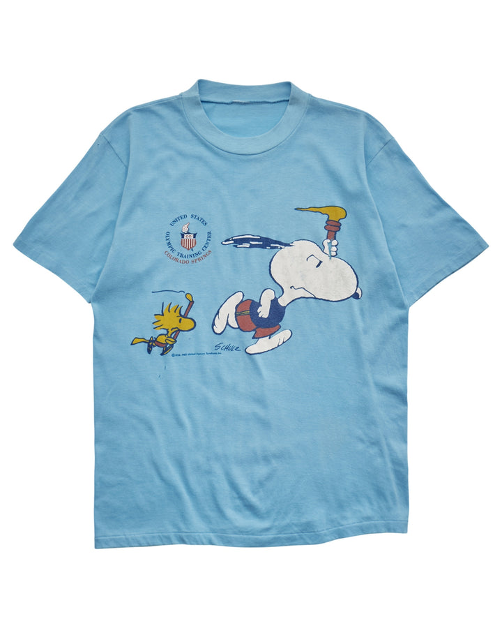 (S) 80s US Olympic Training Center Snoopy T-Shirt