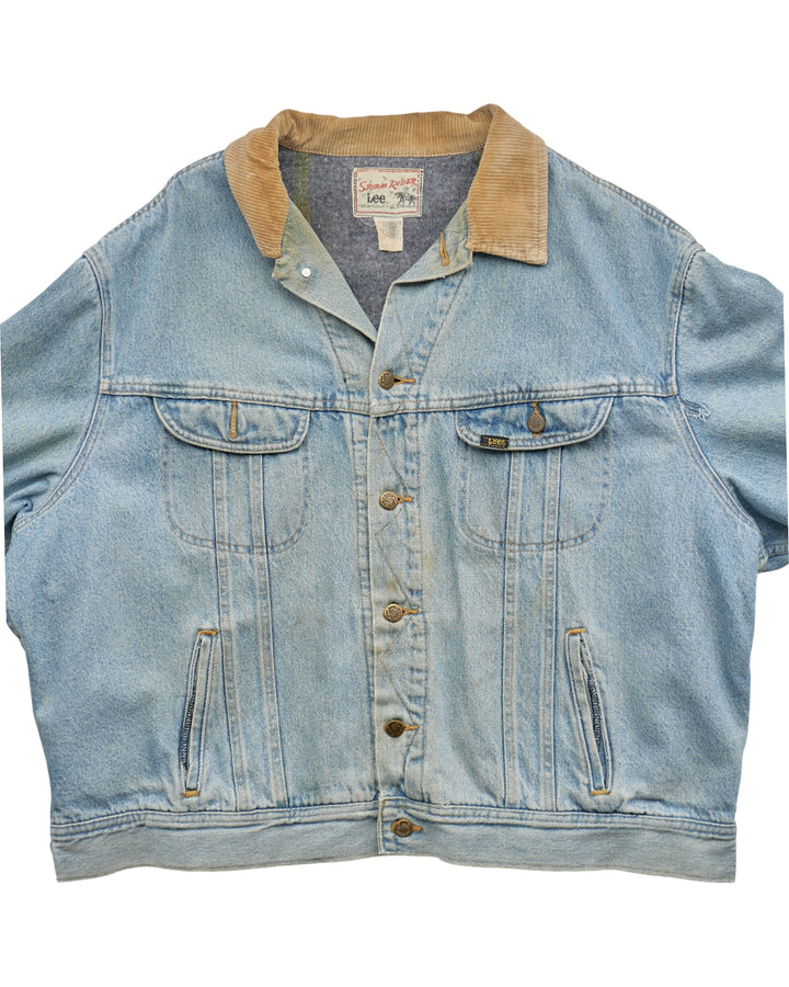 (2XL) 80s Storm Rider Lee Denim Jacket