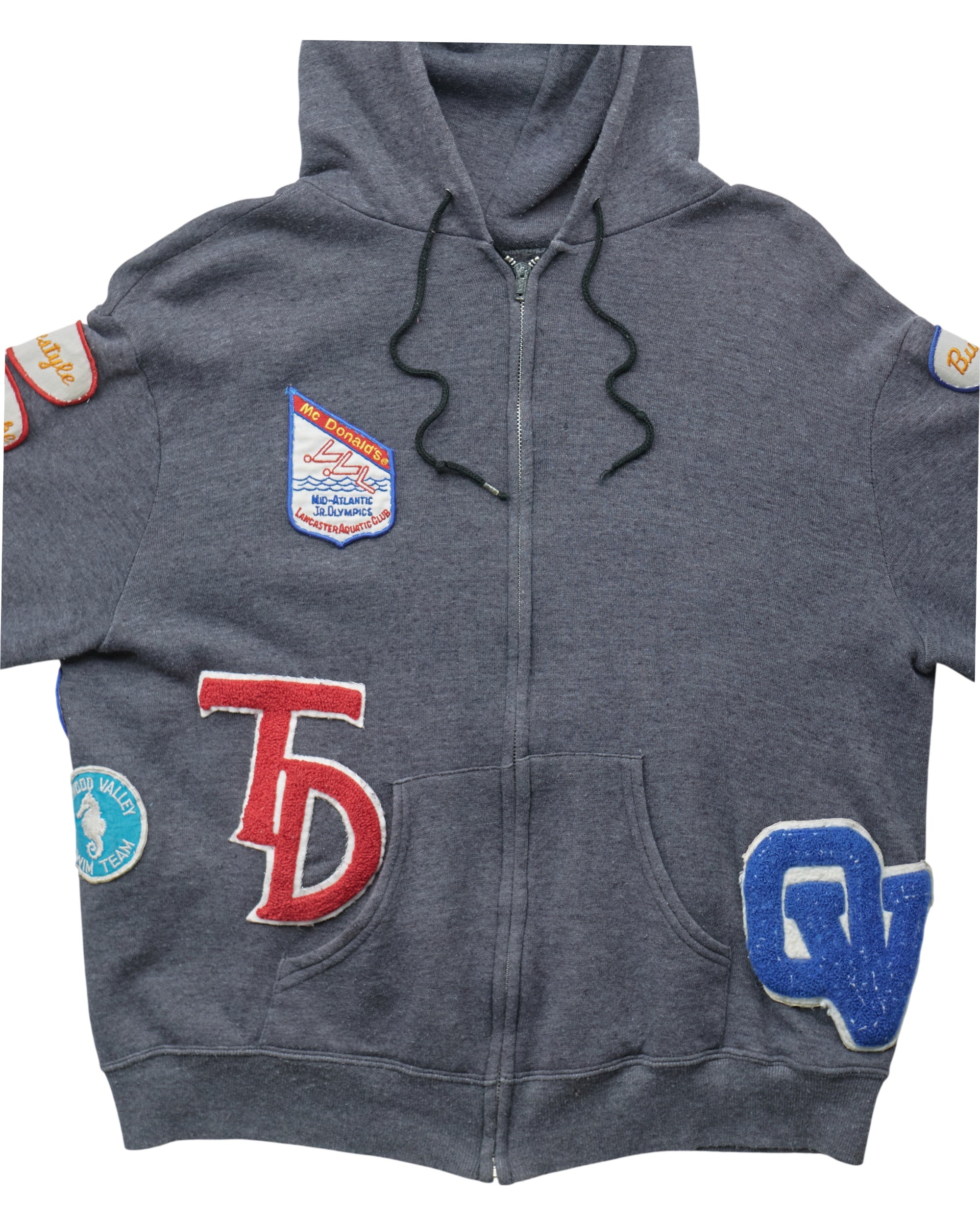 (S) 80s Patched GAP Hoodie