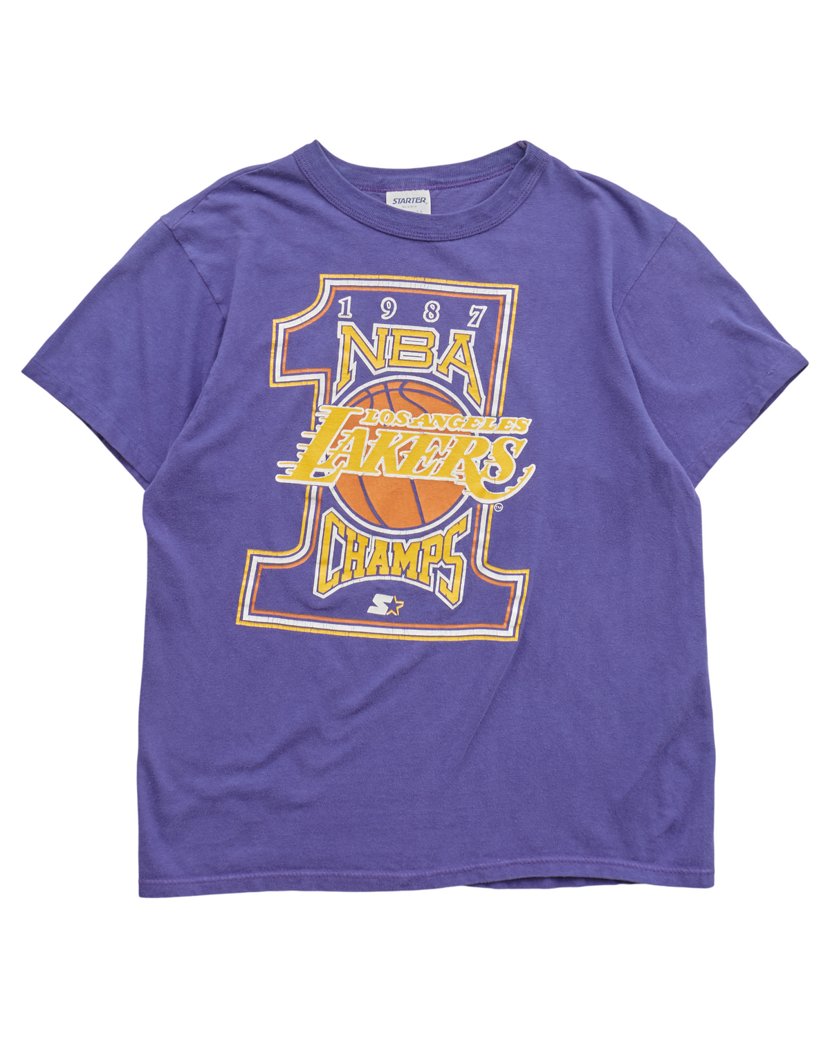 (XS) 1987 Los Angeles Lakers Starter T-Shirt