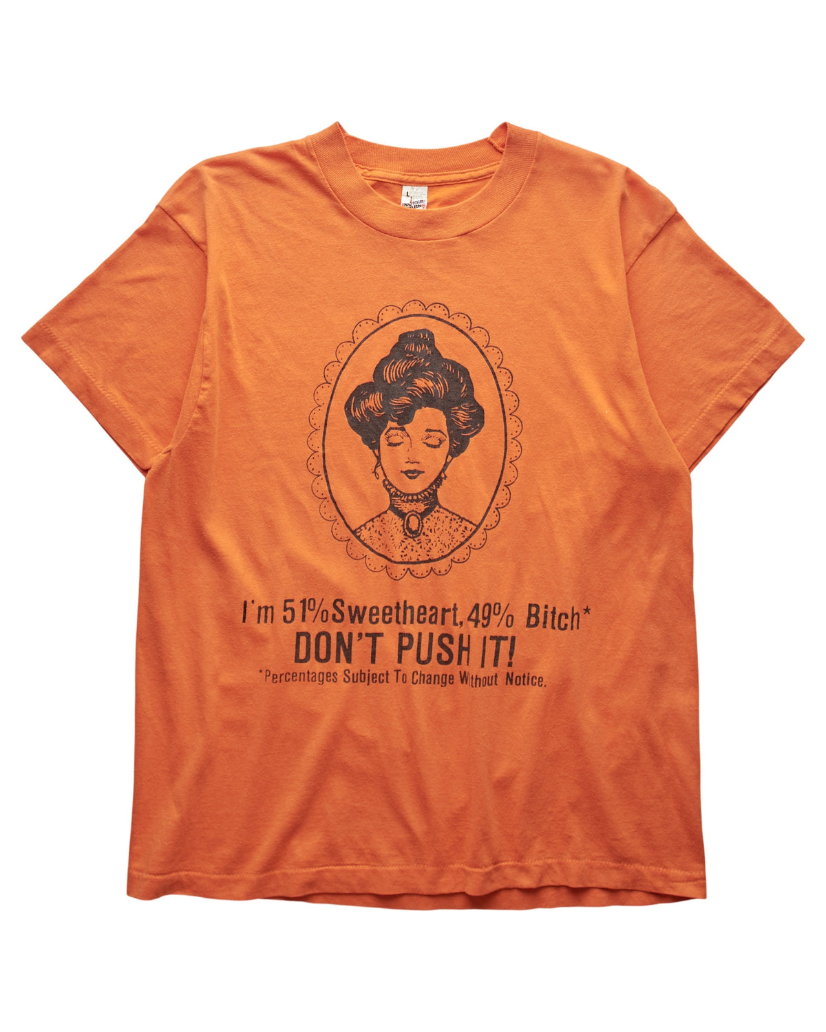 (S) 80s 49% Bitch Screen Stars T-Shirt