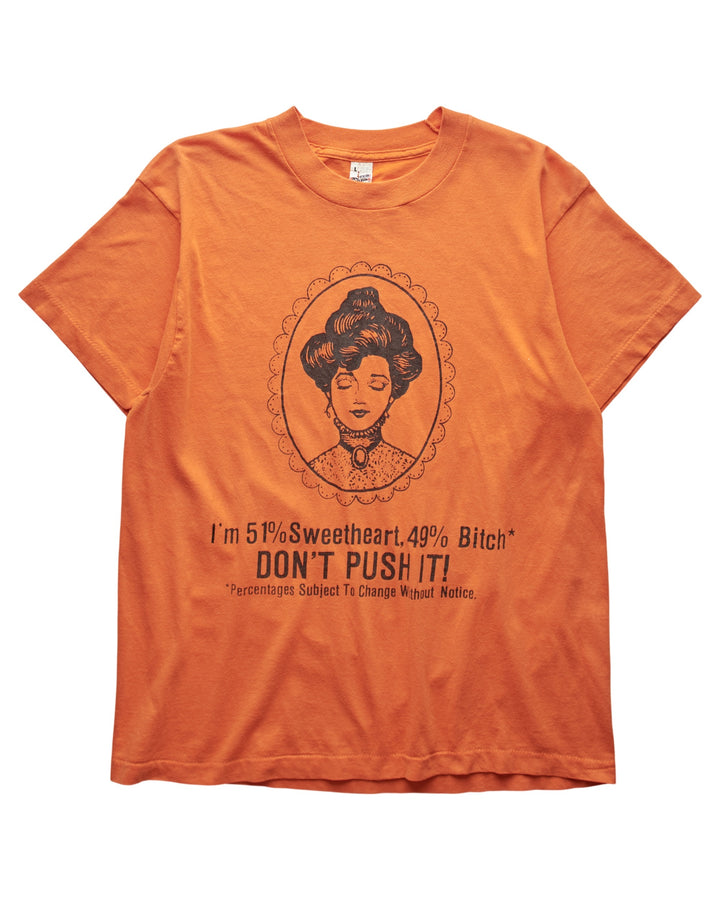 (S) 80s 49% Bitch Screen Stars T-Shirt