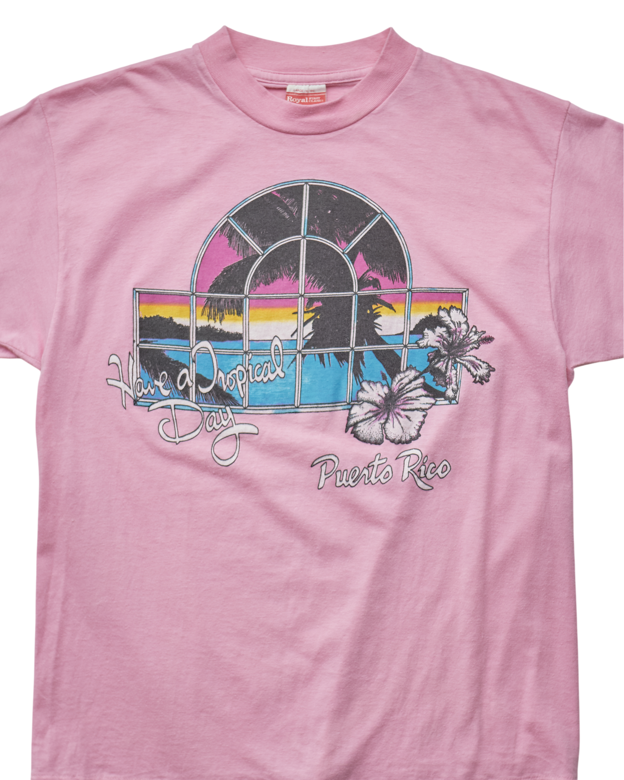 (S) 80s Puerto Rico Royal First Class T-Shirt