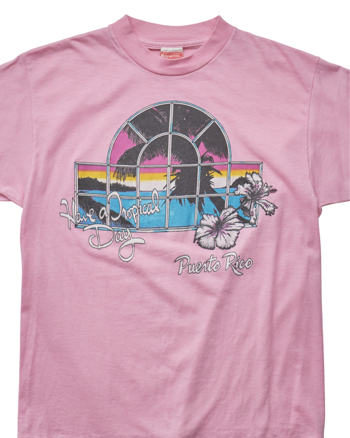 (S) 80s Puerto Rico Royal First Class T-Shirt
