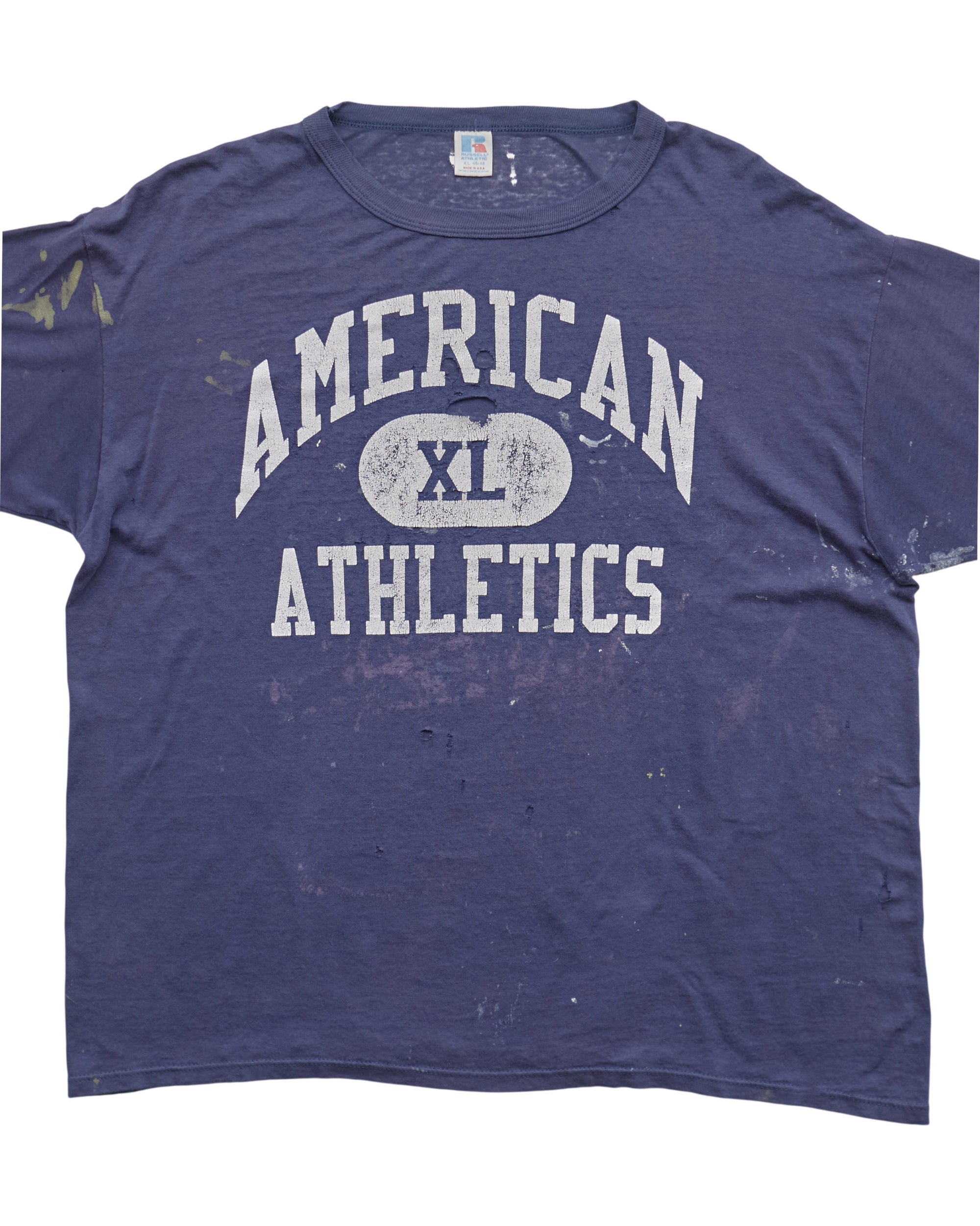 (2XL) 90s American Athletics Russell T-Shirt