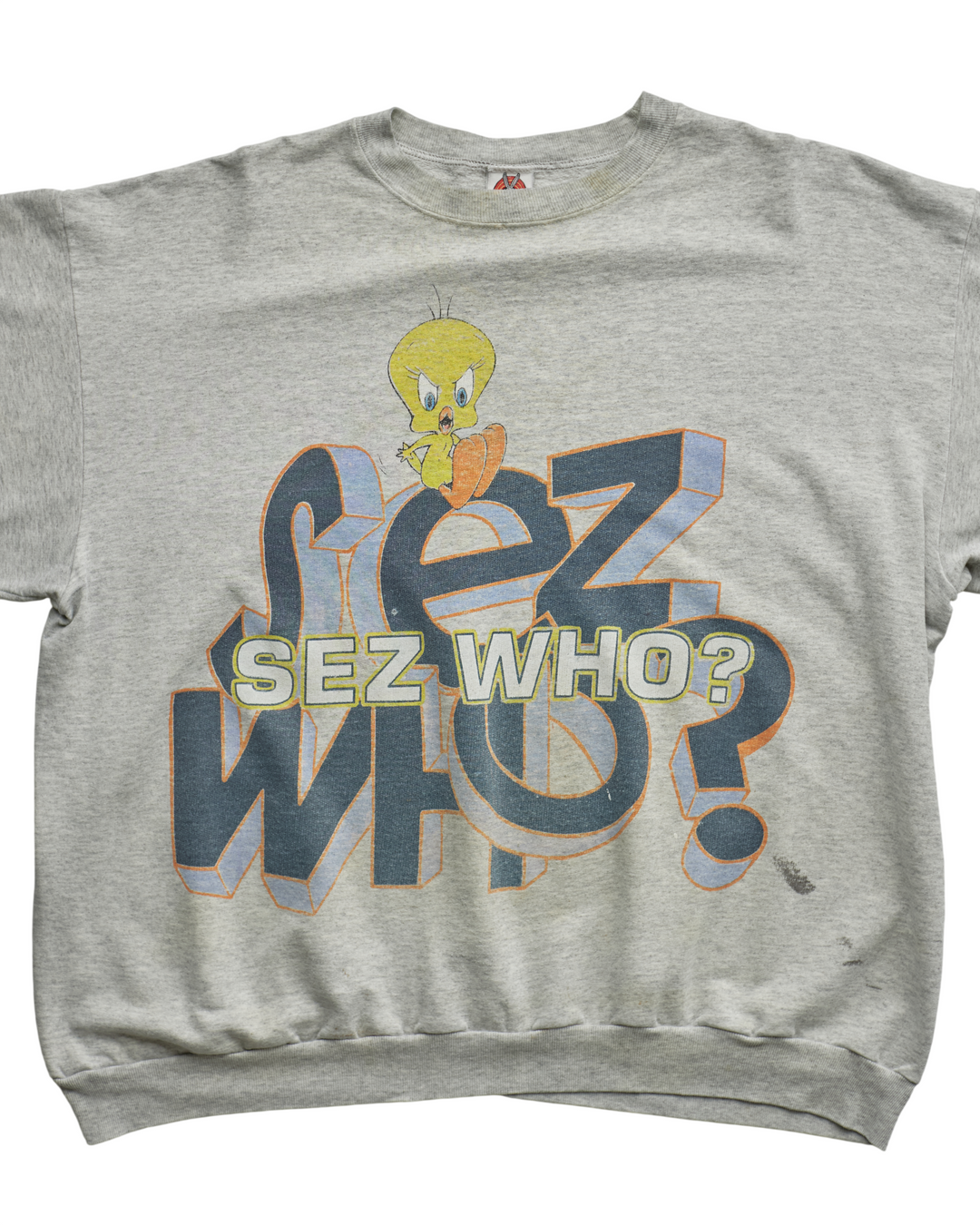 (XL) 90s Tweety Sez Who? Looney Tunes Sweatshirt