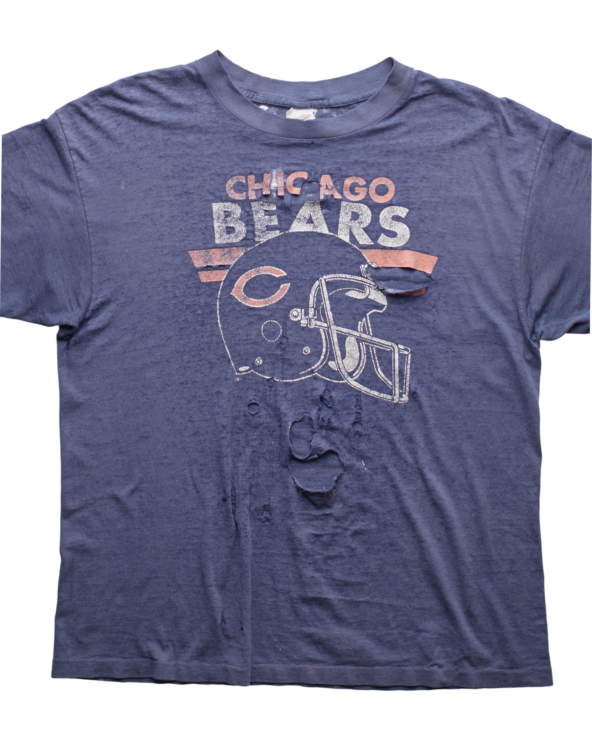 (M) 80s Chicago Bears Trench T-Shirt